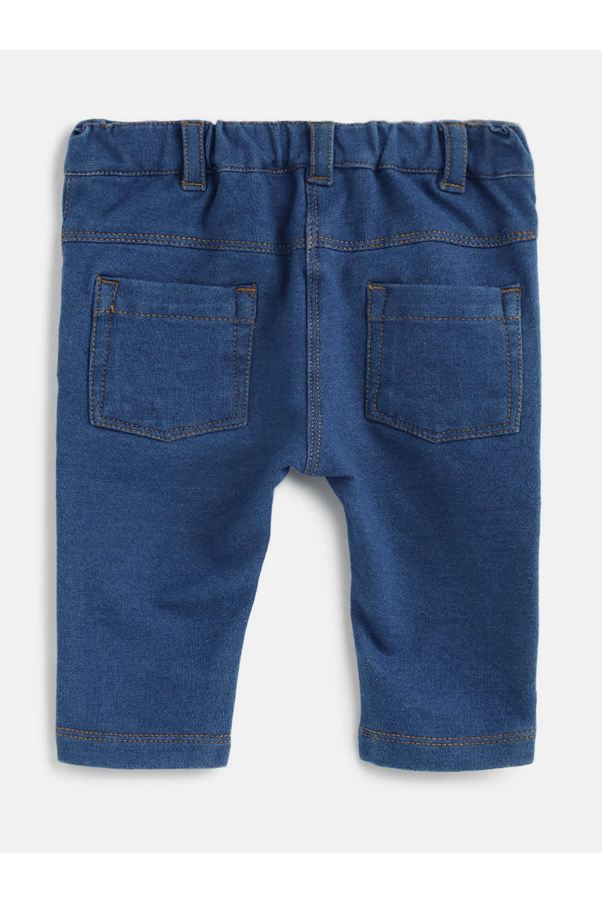 Embroidered-Cotton-Blend-Regular-Fit-Infant-Girls-Jeans