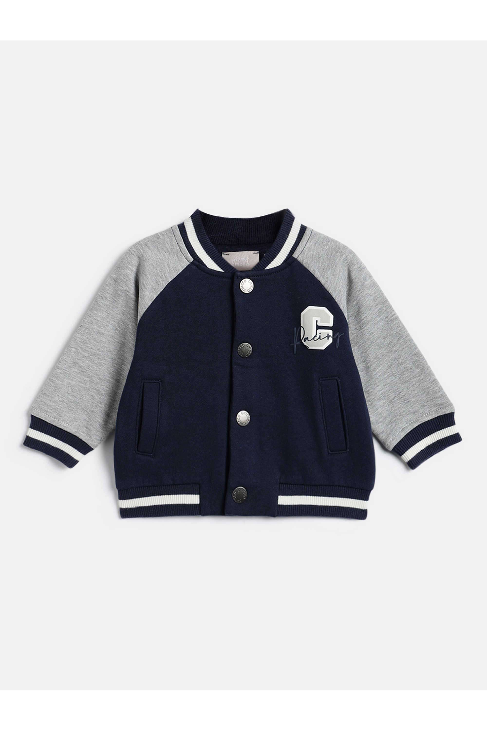 Color-Block-Cotton-V-Neck-Infant-Boys-Cardigan