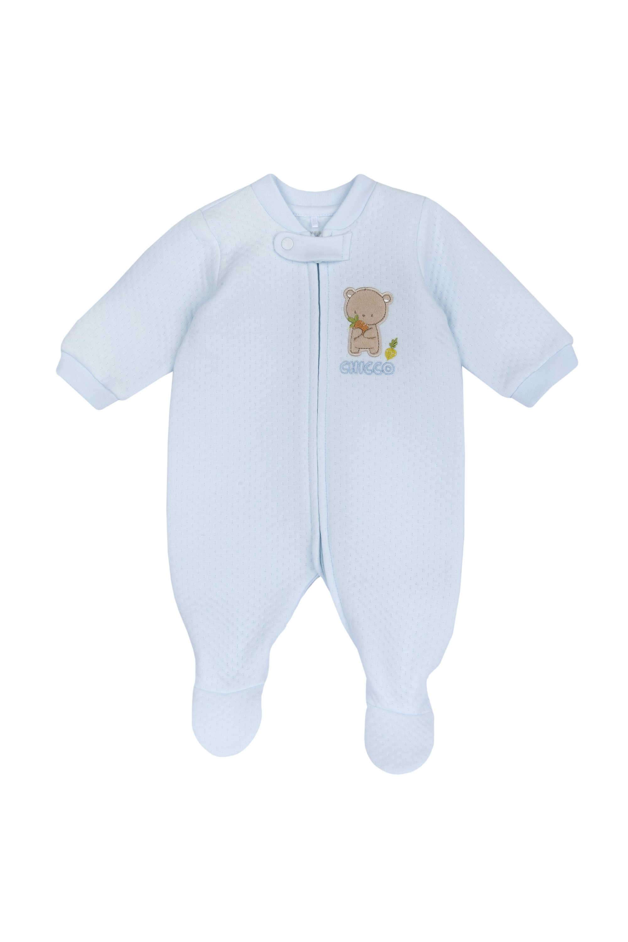 Knitted-Cotton-Blend-V-Neck-Infant-Boys-Bodysuit