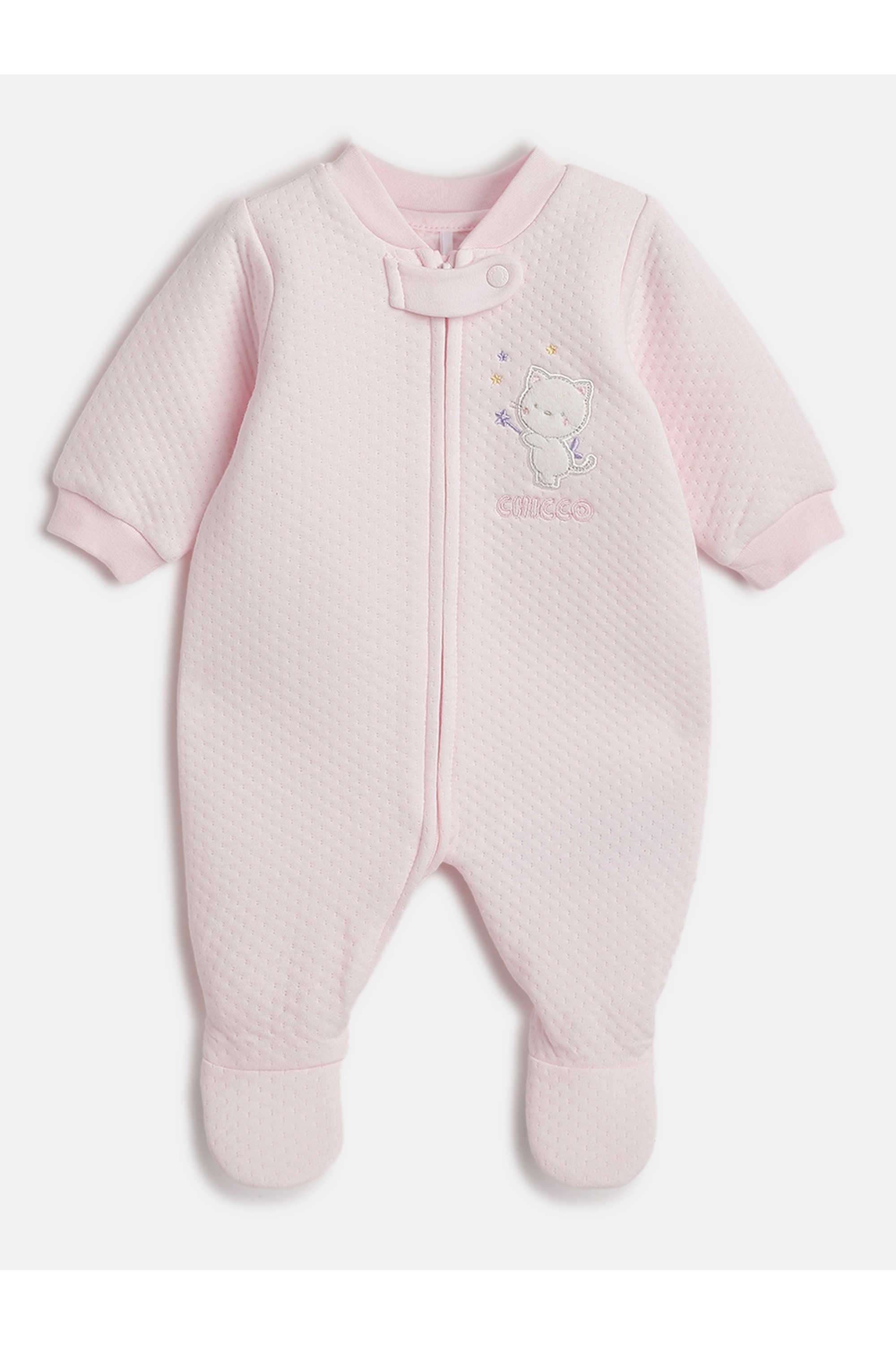 Printed-Cotton-Blend-V-Neck-Infant-Girls-Bodysuit