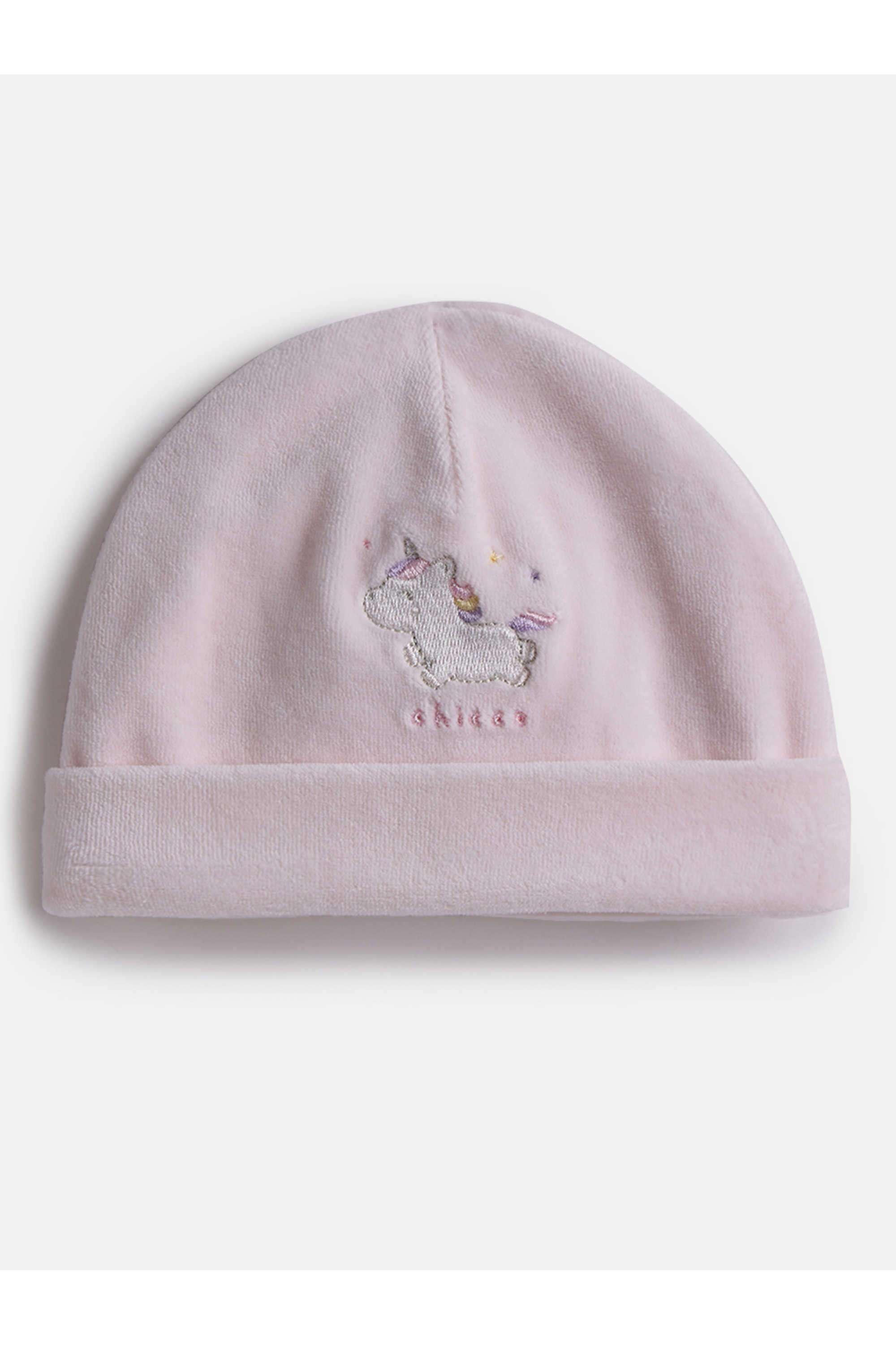 Embroidered-Cotton-Blend-Infant-Girls-Casual-Wear-Caps