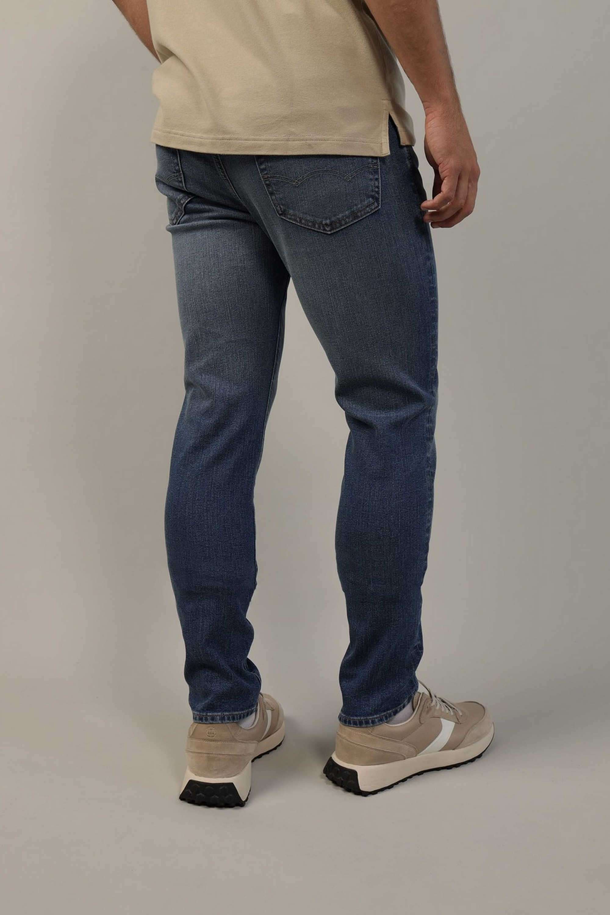 Solid-Blended-Fabric-Skinny-Fit-Men-s-Jeans