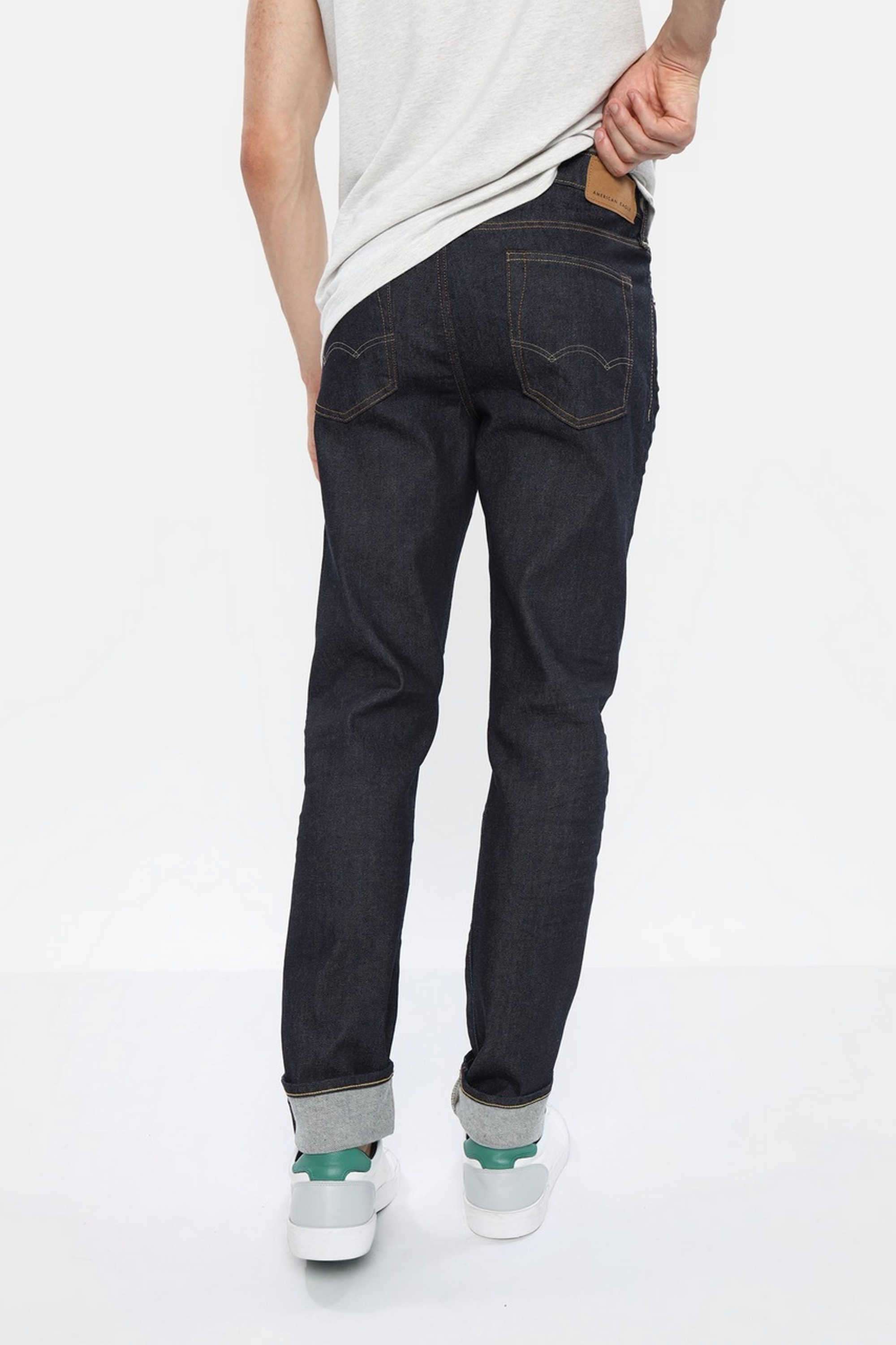 Solid-Blended-Fabric-Skinny-Fit-Men-s-Jeans