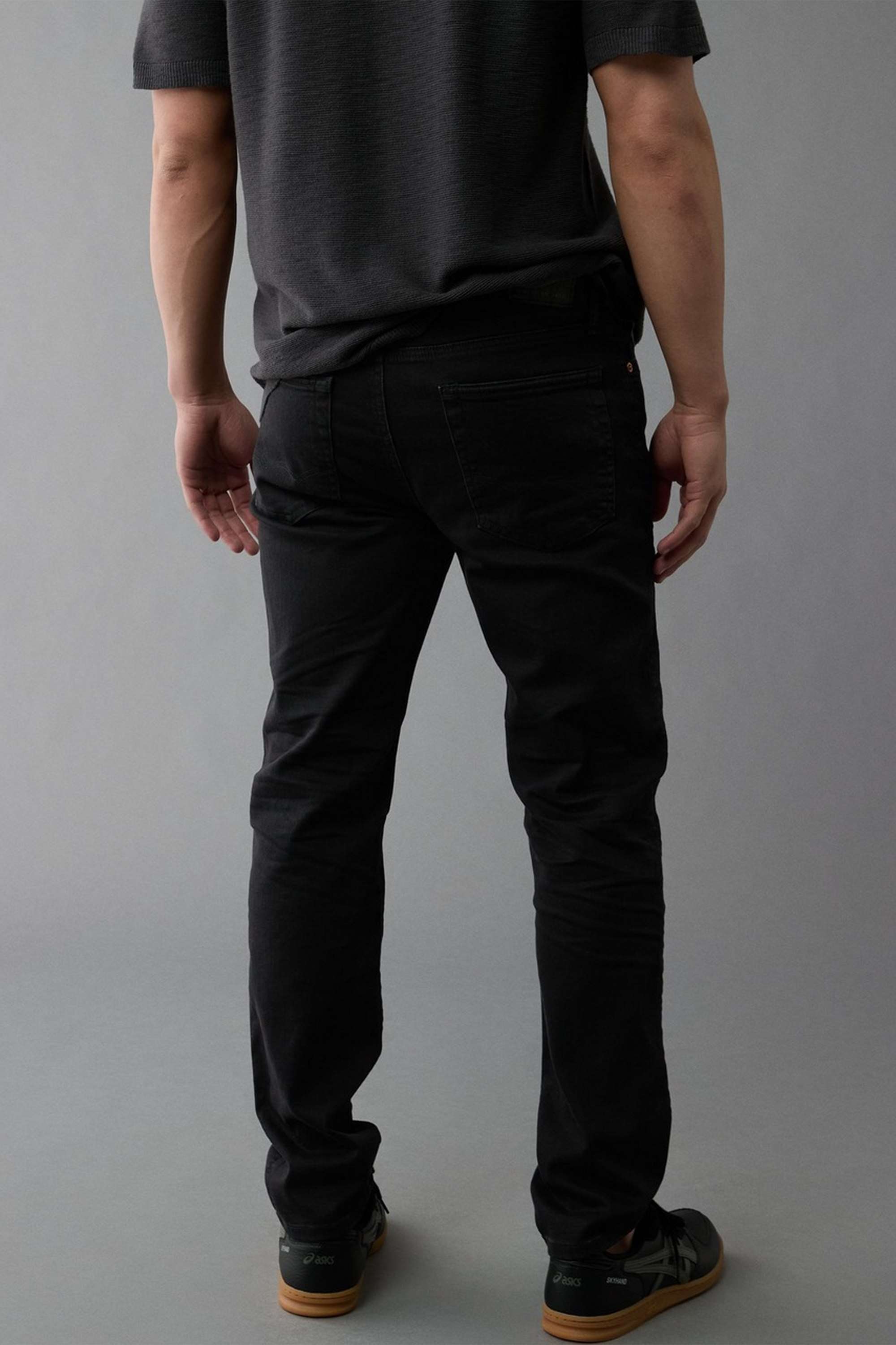 Light-Wash-Cotton-Stretch-Straight-Fit-Men-s-Jeans