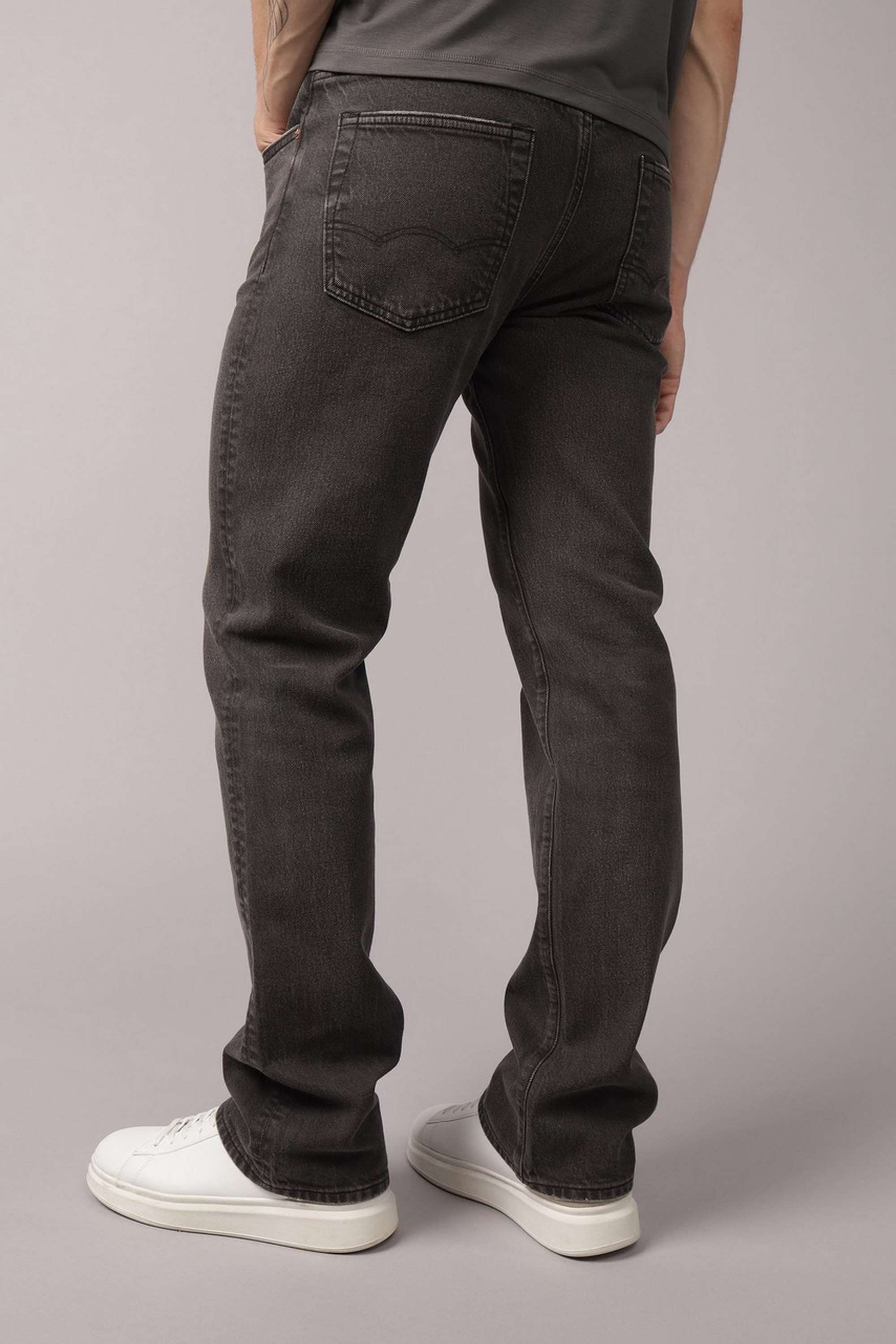 Blended-Fabric-Bootcut-Fit-Men-Jeans