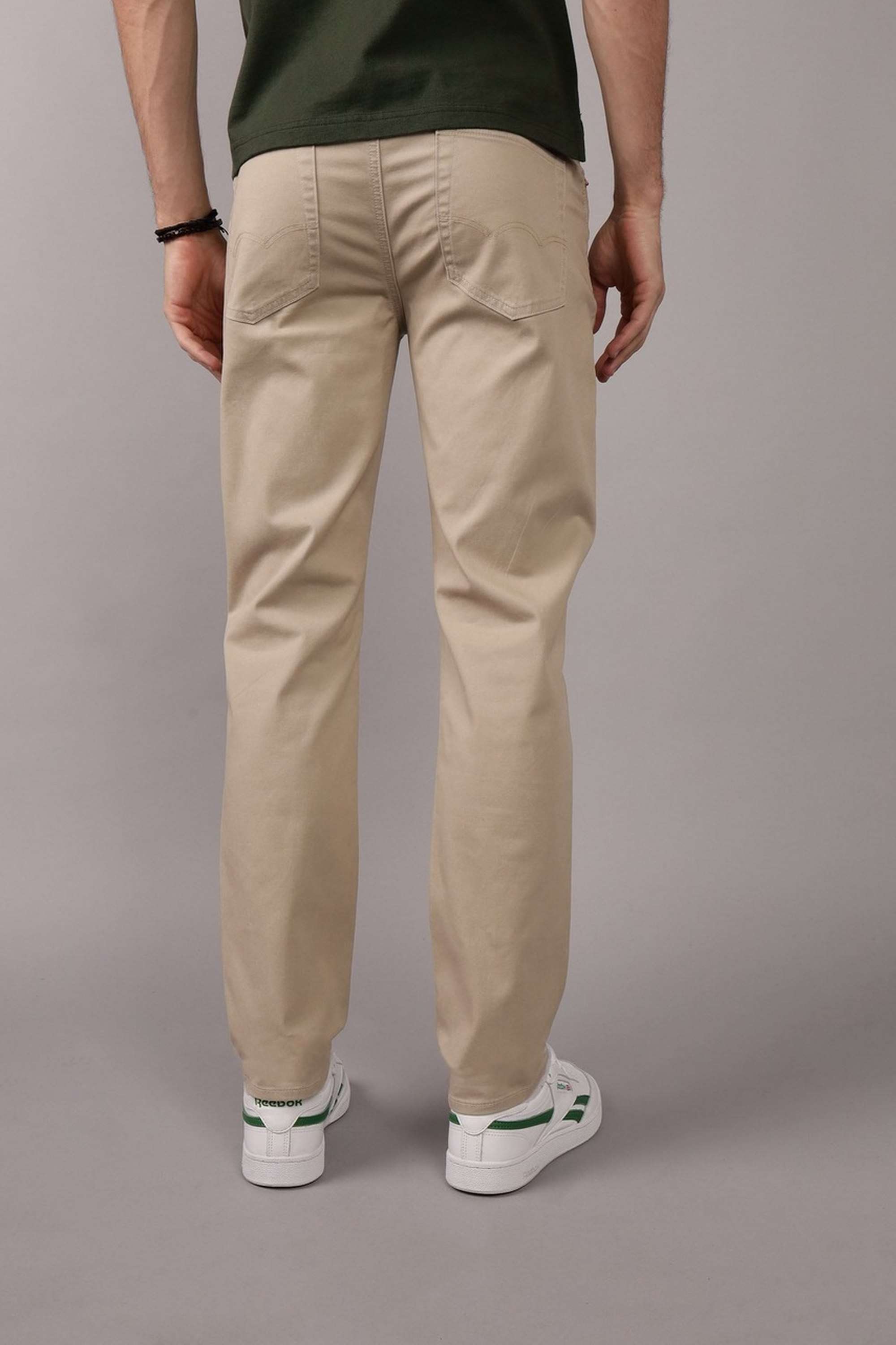 Solid-Cotton-Stretch-Slim-Fit-Men-s-Casual-Wear-Trousers