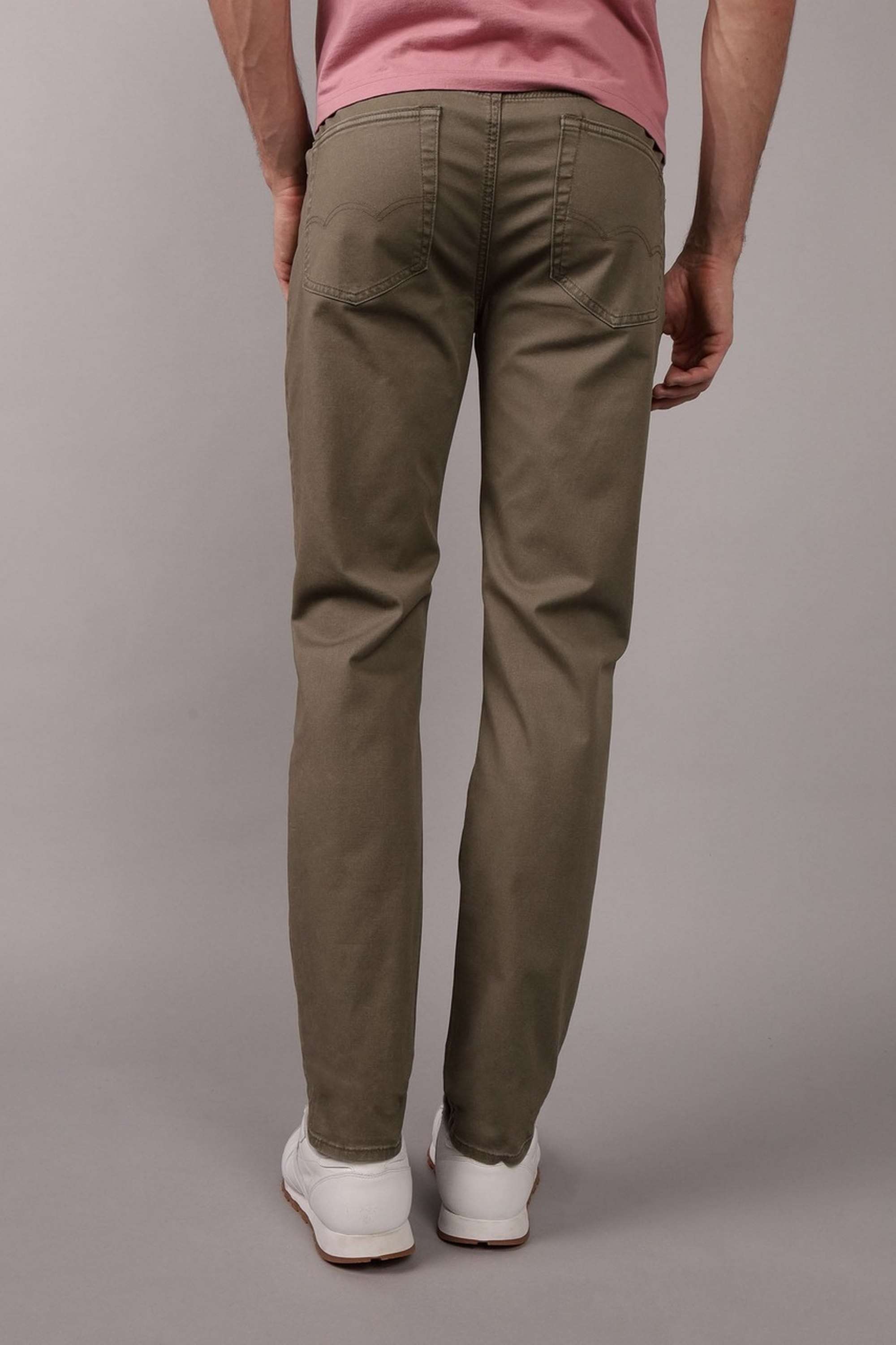 Solid-Cotton-Stretch-Slim-Fit-Men-s-Casual-Wear-Trousers