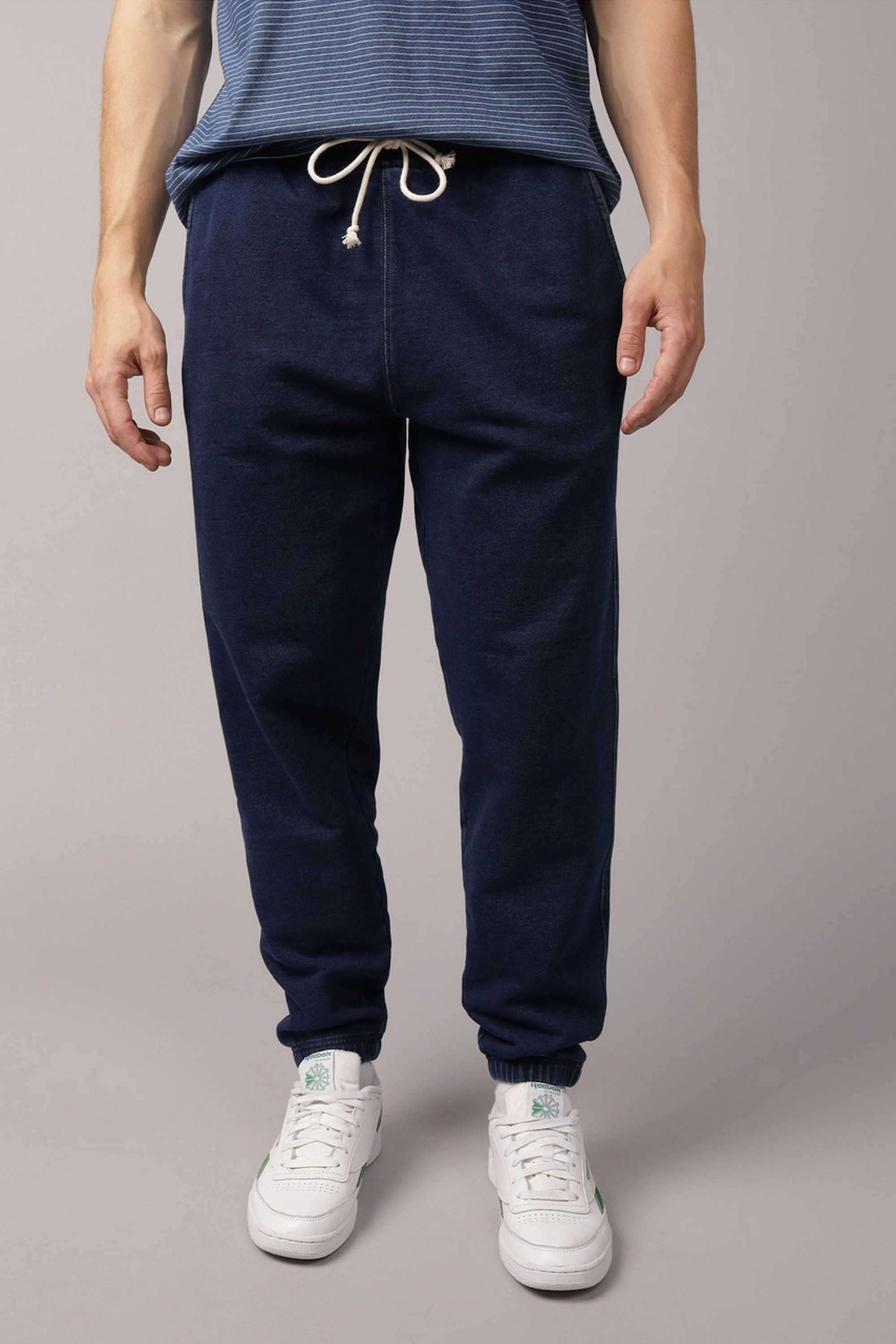 Solid-Cotton-Regular-Fit-Men-s-Pants