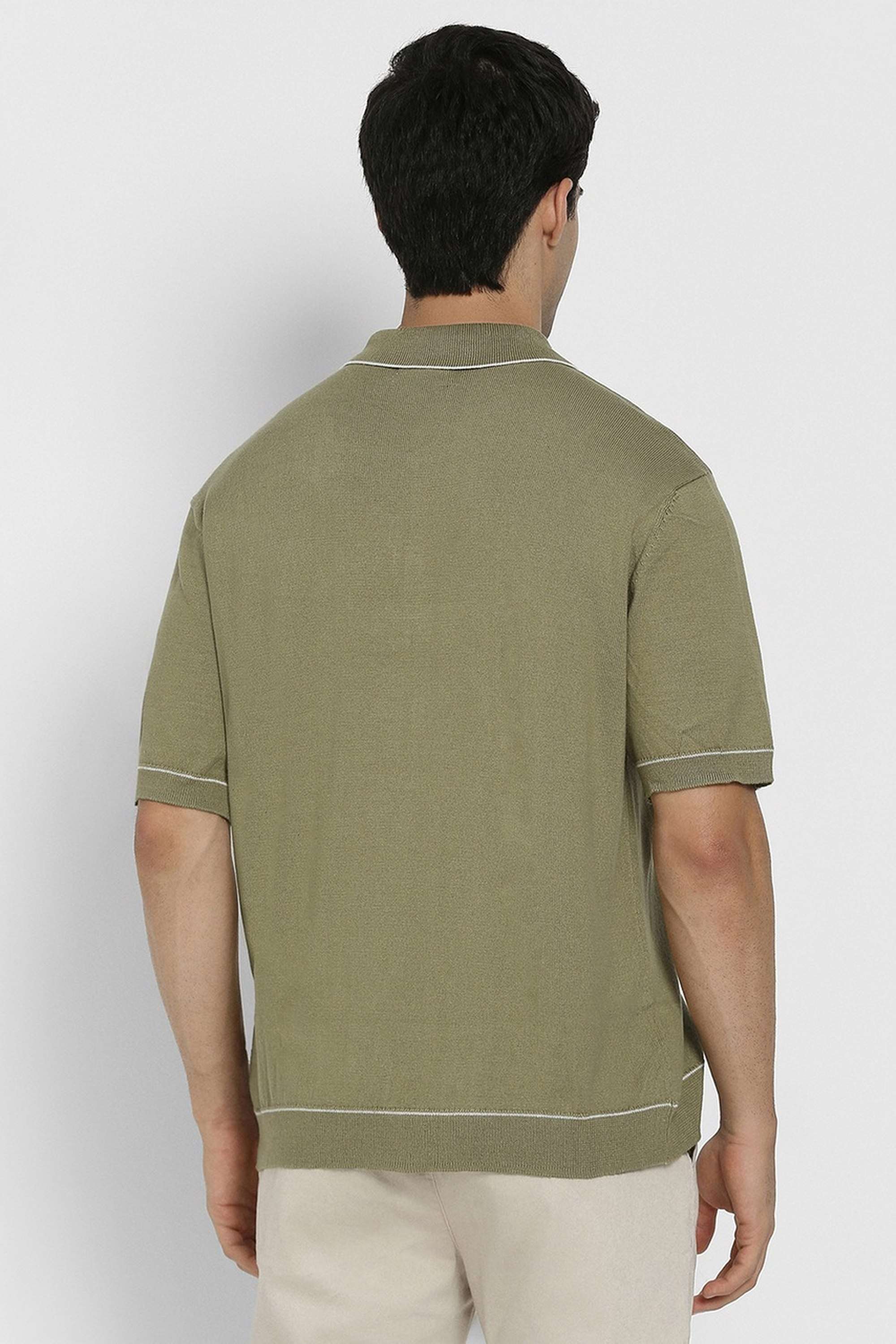 Solid-Cotton-Stretch-Regular-Fit-Men-s-Pullover