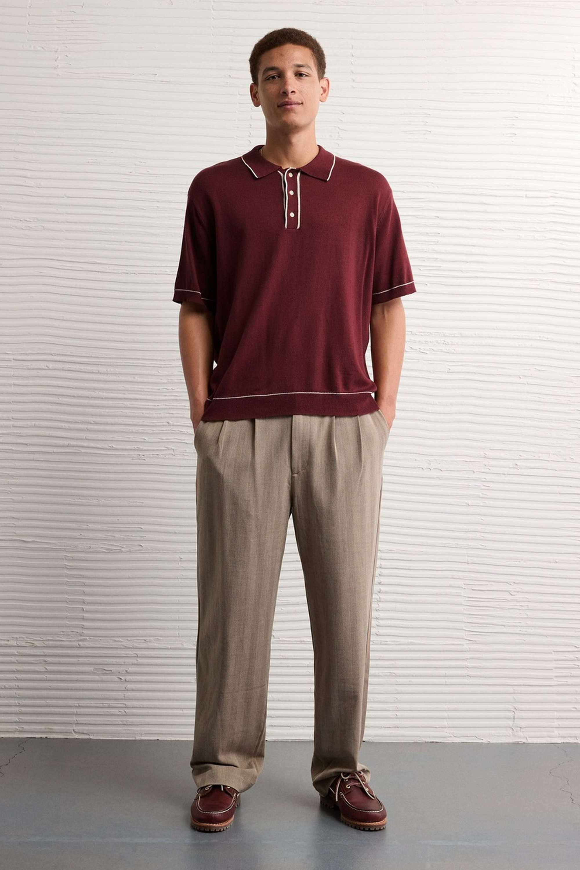 Solid-Cotton-Stretch-Regular-Fit-Men-s-Pullover