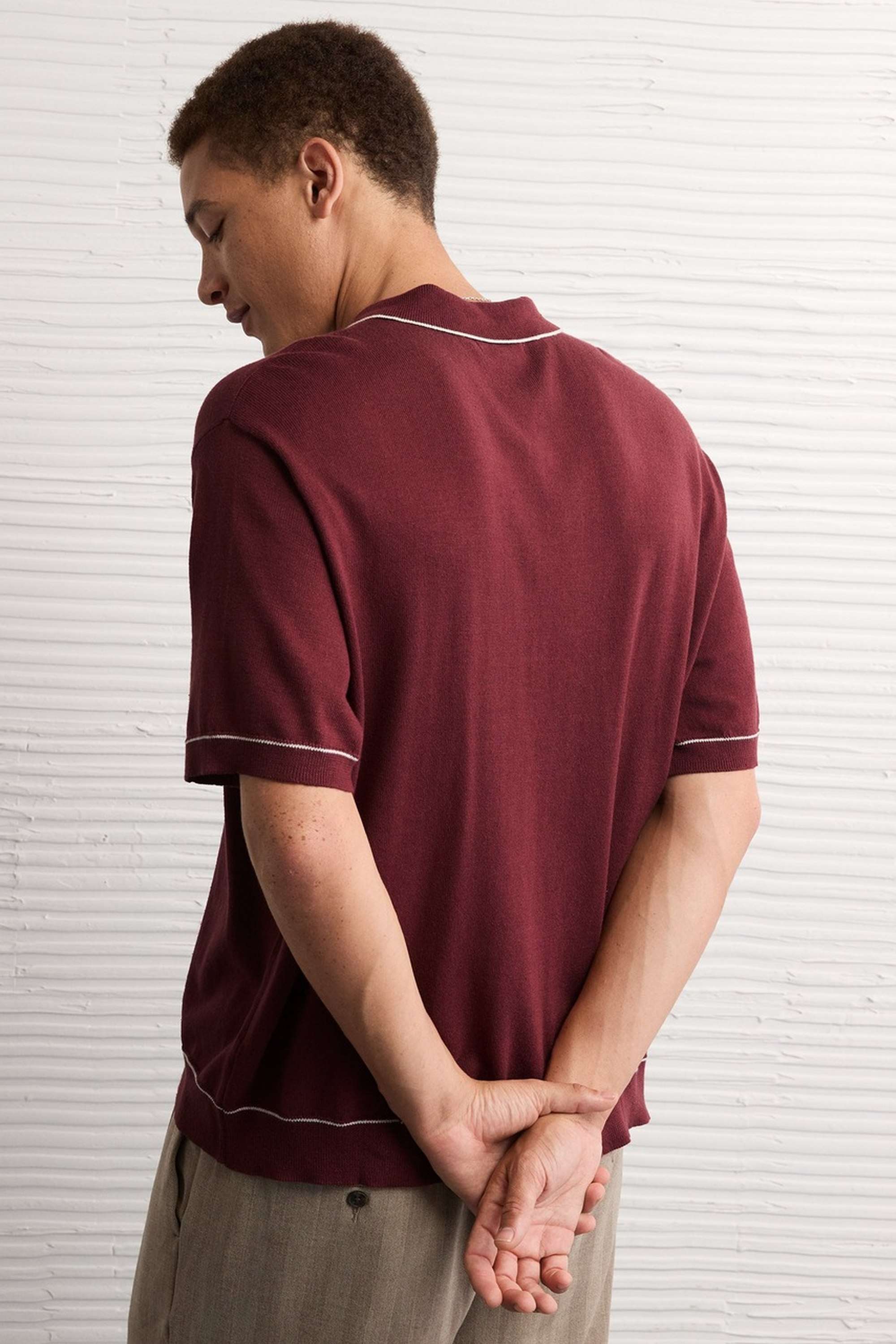 Solid-Cotton-Stretch-Regular-Fit-Men-s-Pullover