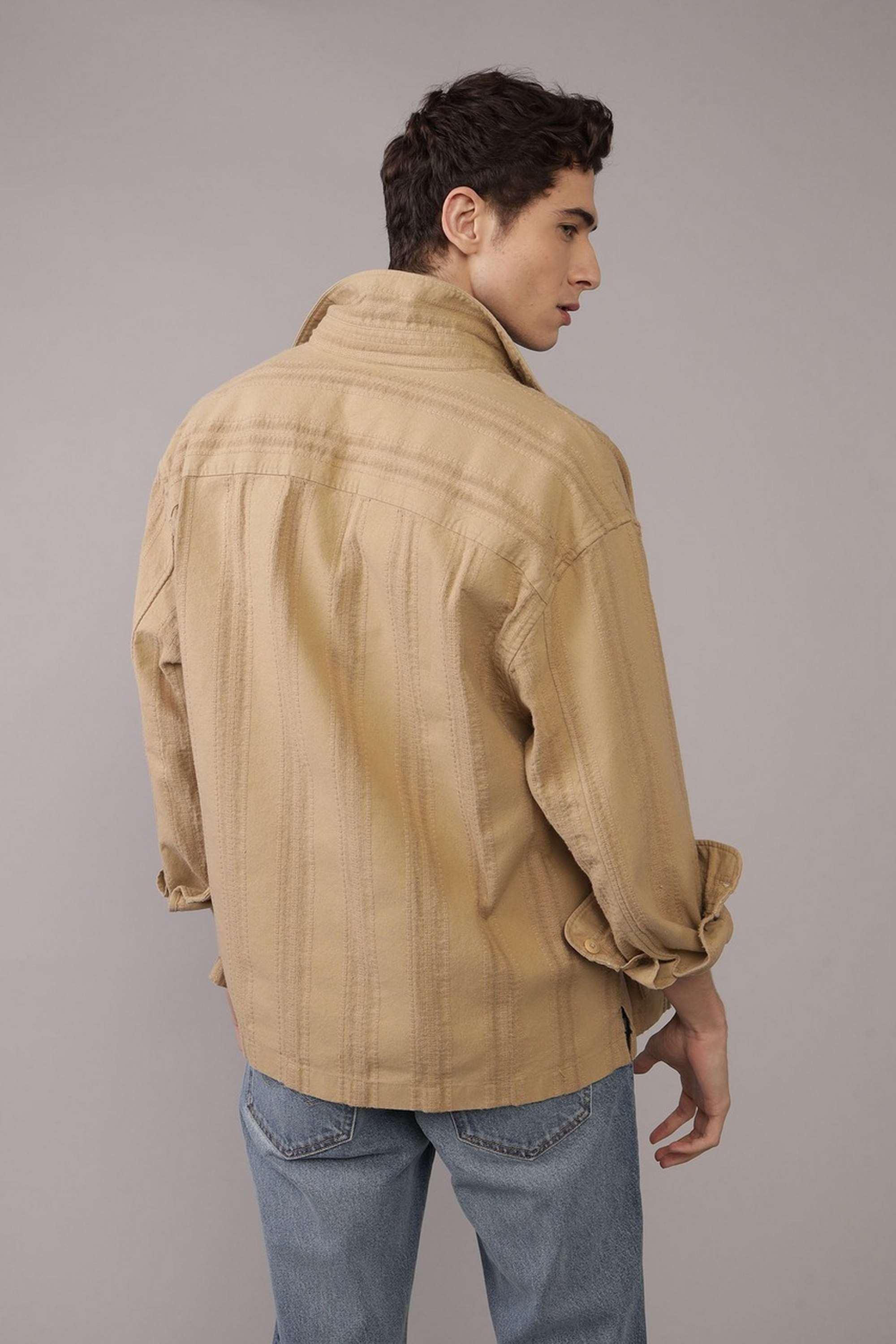 Cotton-Regular-Fit-Men-Casual-Wear-Shacket
