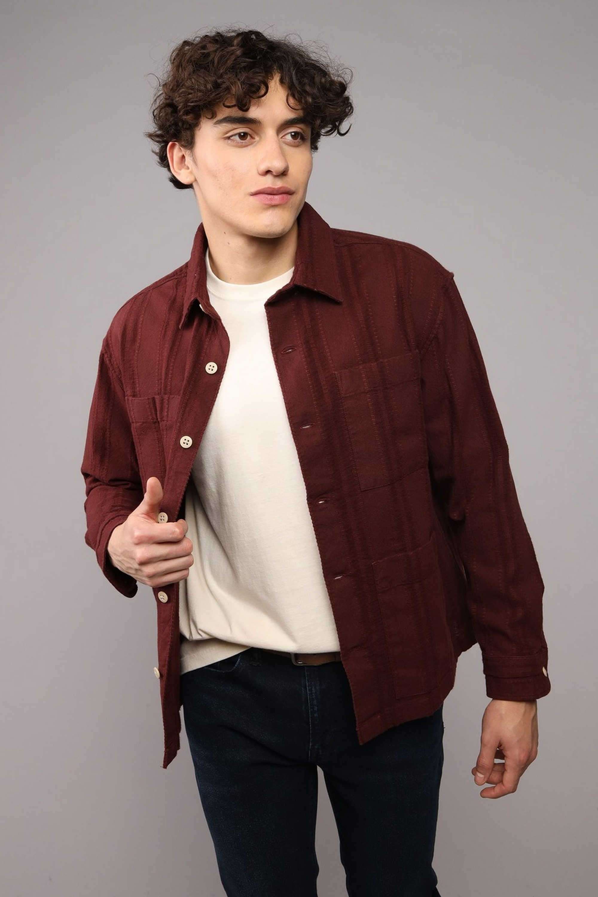 Solid-Cotton-Regular-Fit-Men-s-Casual-Shirt