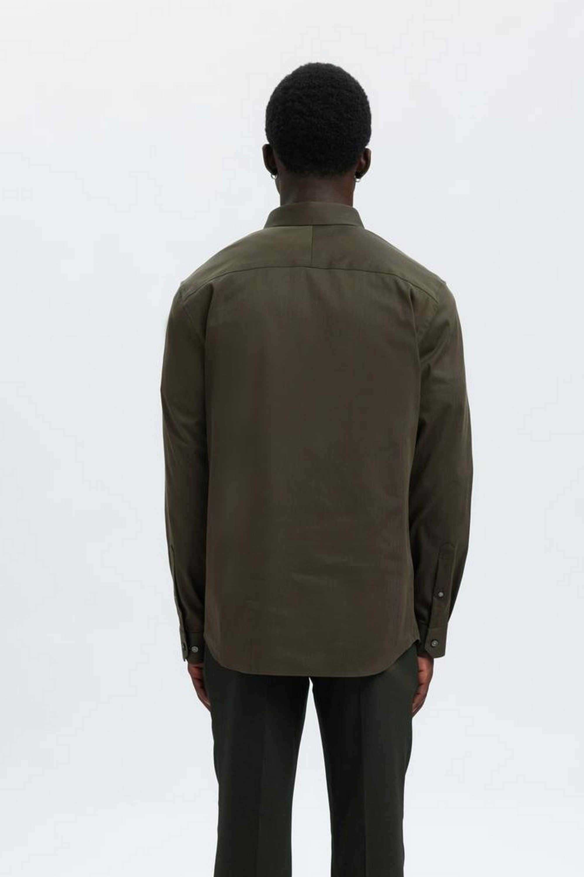 Solid-Cotton-Men-s-Casual-Wear-Shirt