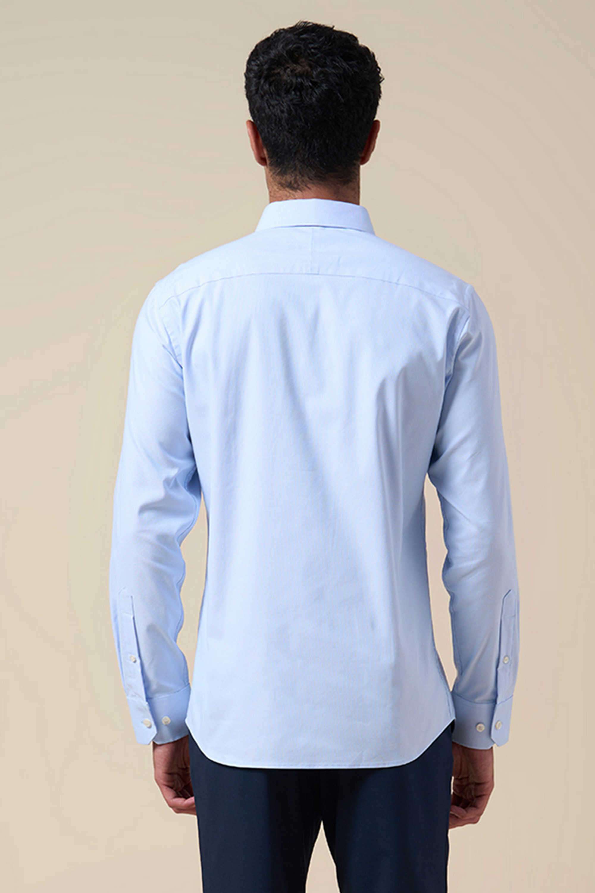 Solid-Cotton-Men-s-Casual-Wear-Shirt