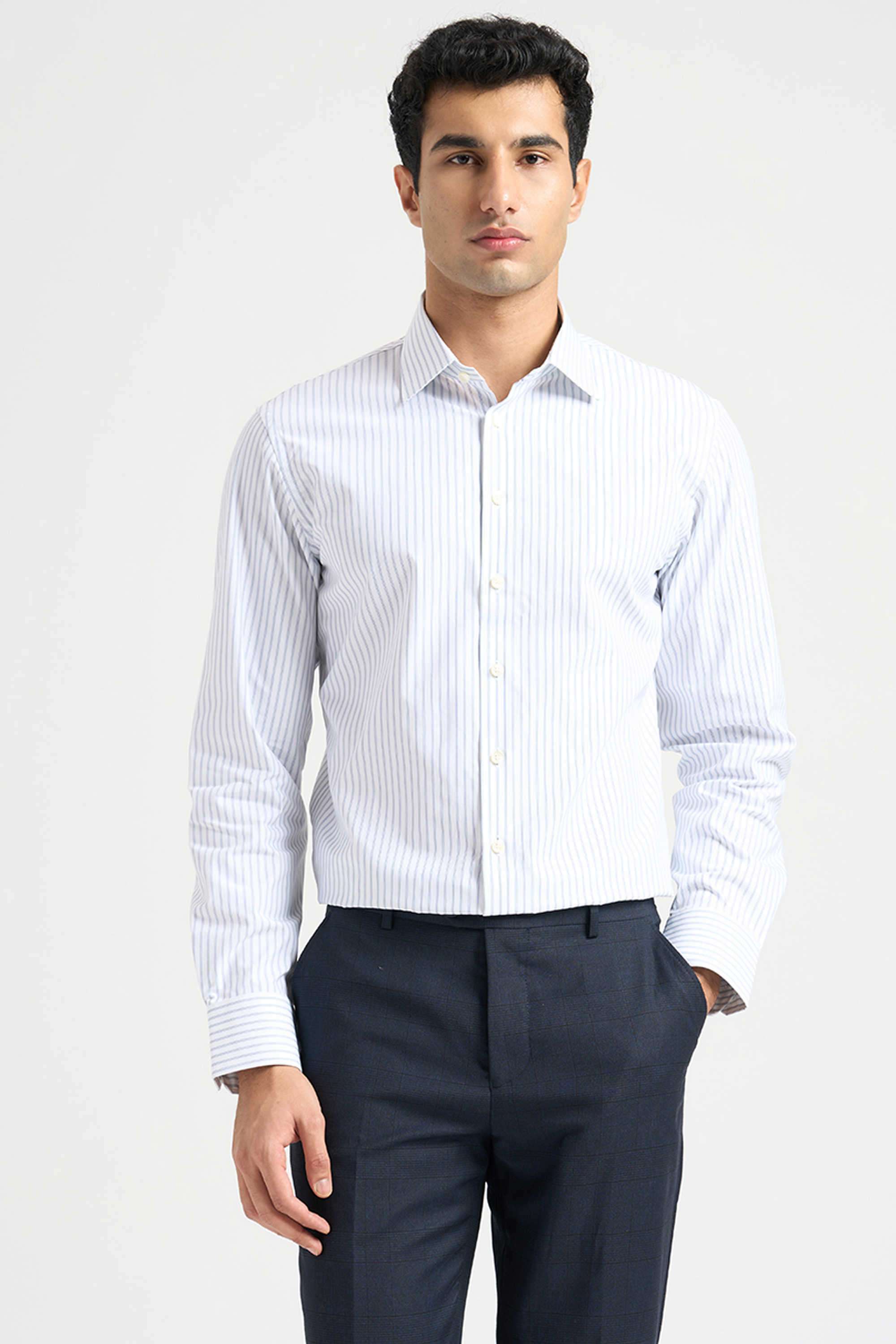 Solid-Cotton-Men-s-Casual-Wear-Shirt