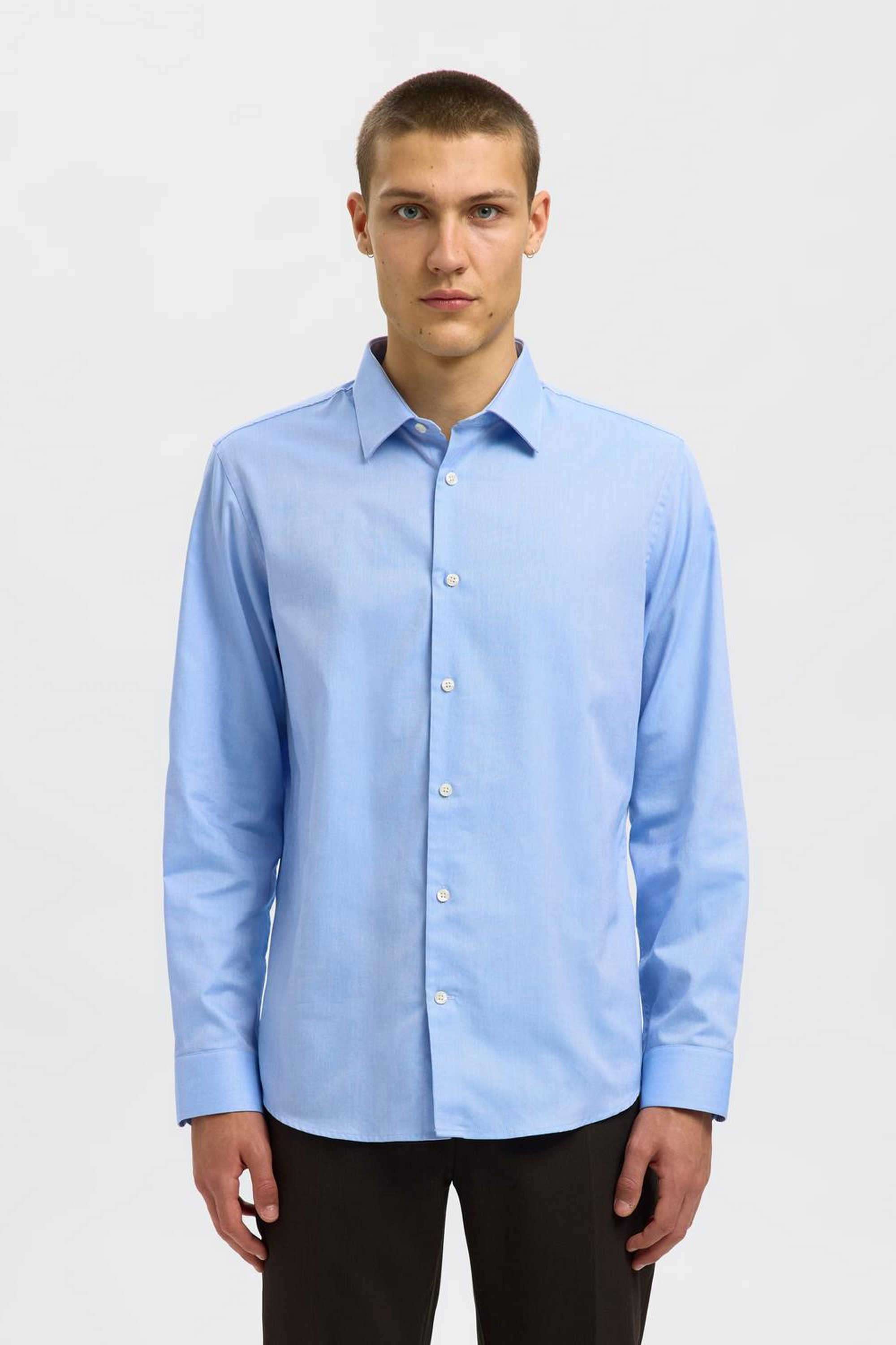 Solid-Cotton-Men-s-Casual-Wear-Shirt