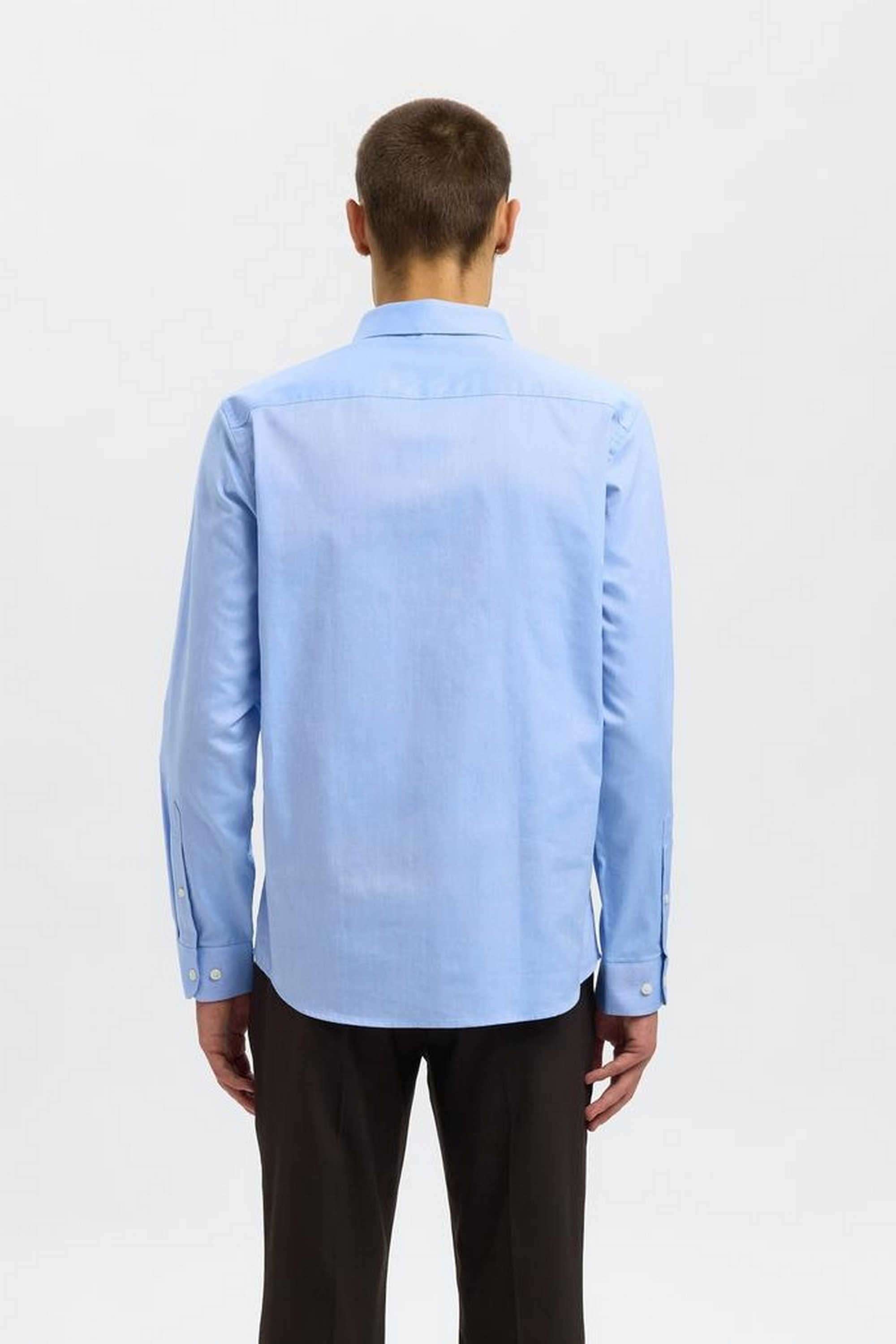 Solid-Cotton-Men-s-Casual-Wear-Shirt