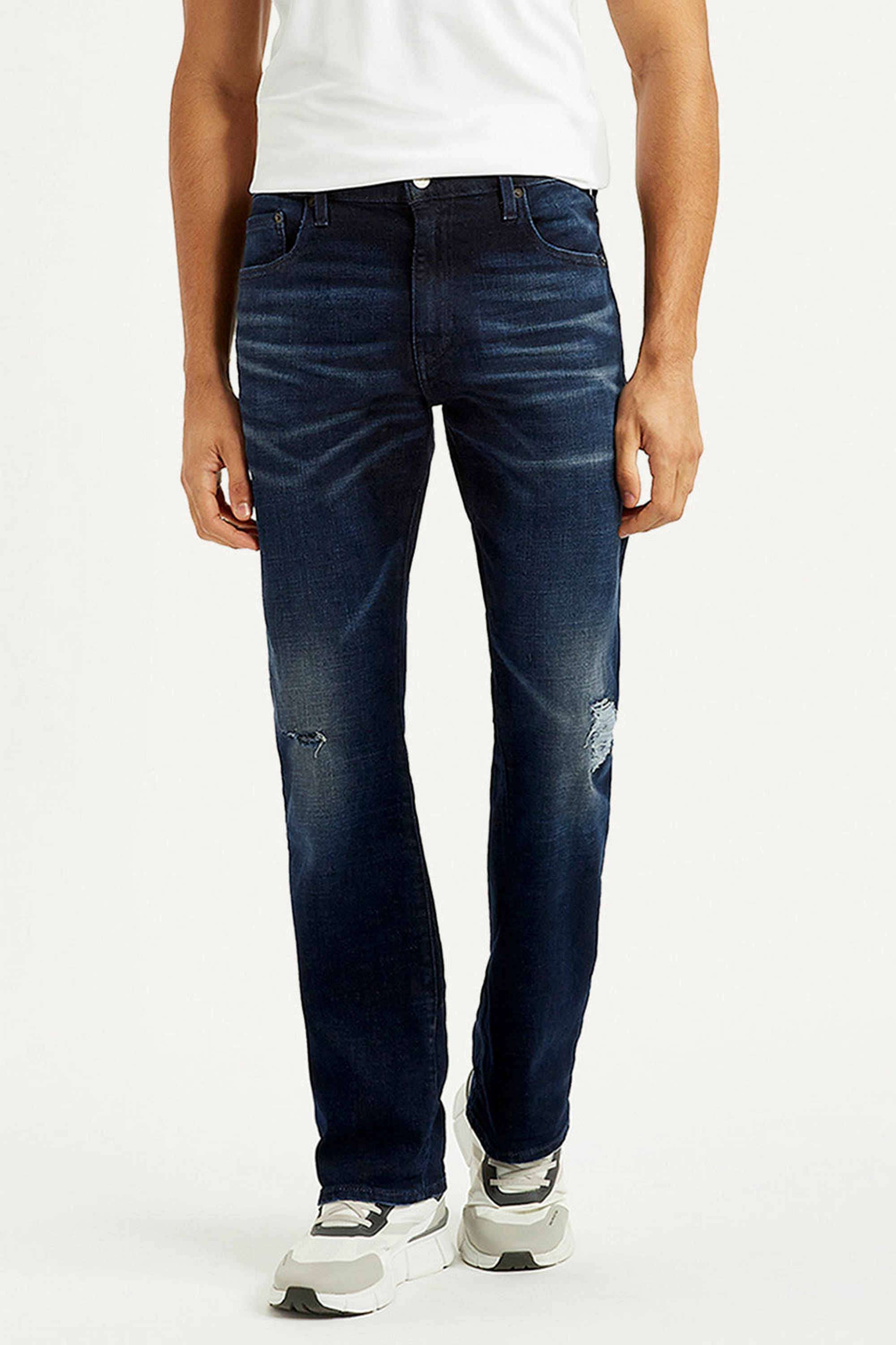 Blended-Fabric-Bootcut-Fit-Men-Jeans