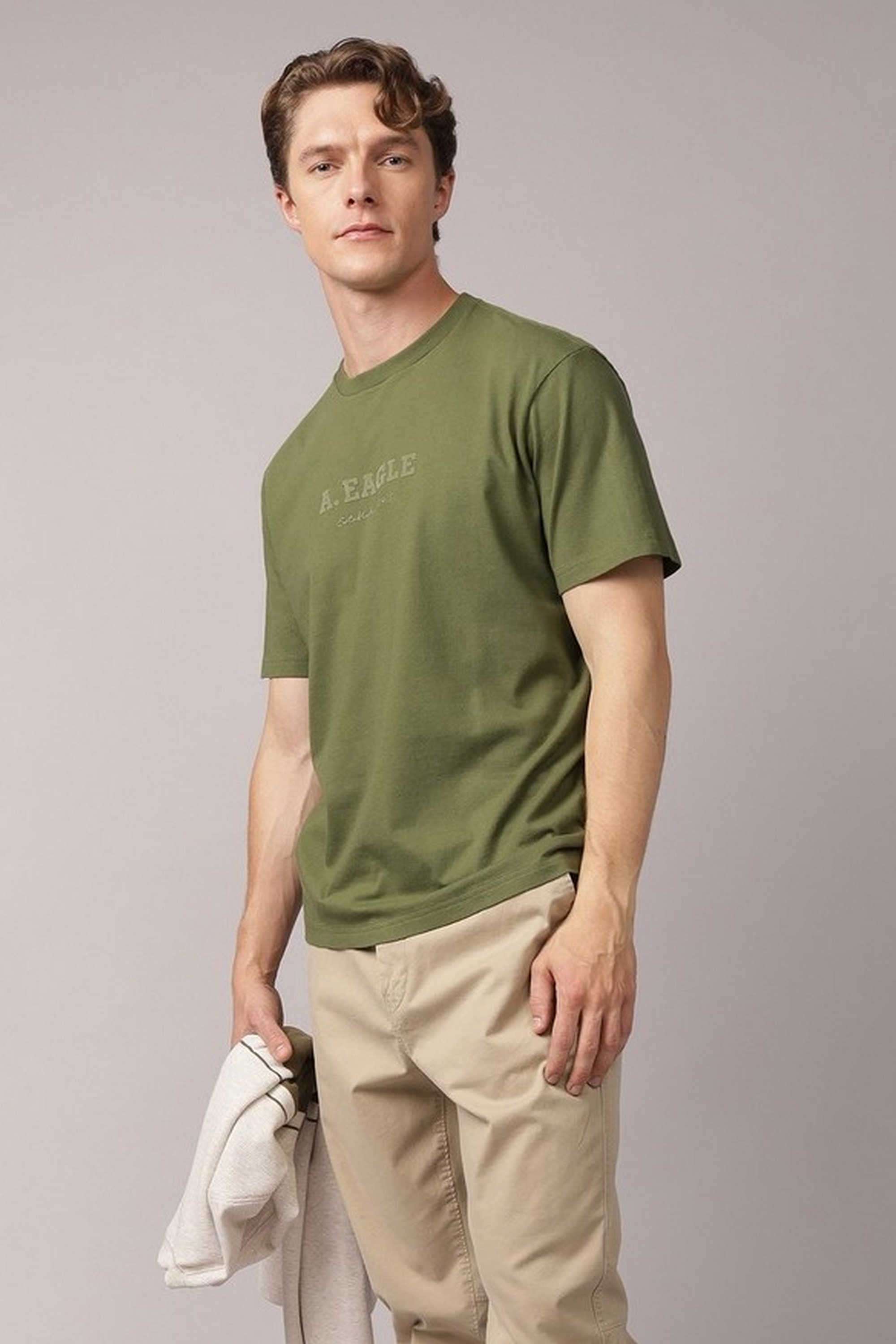 Solid-Cotton-Round-Neck-Men-s-T-Shirt