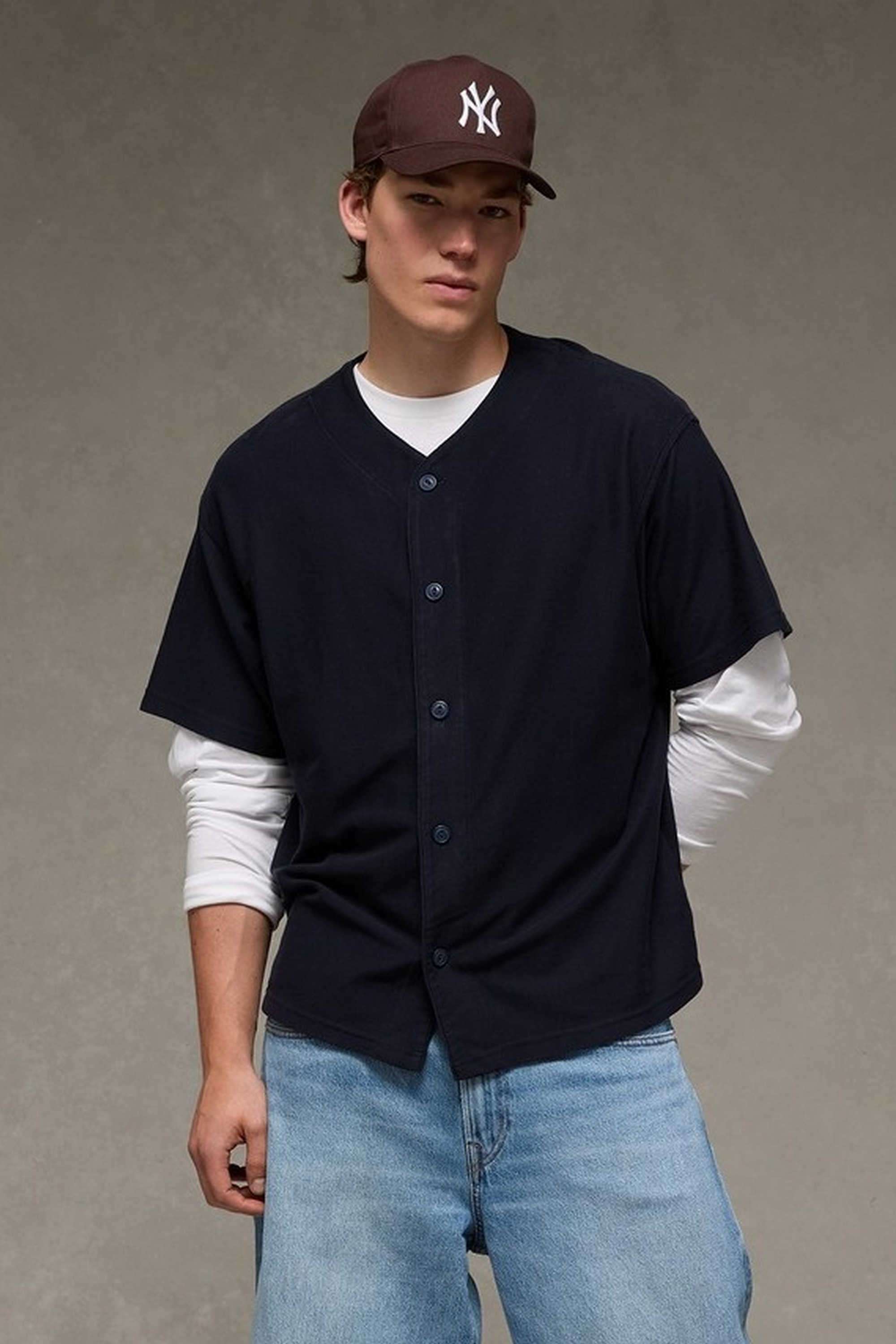 Solid-Cotton-Round-Neck-Men-s-T-Shirt