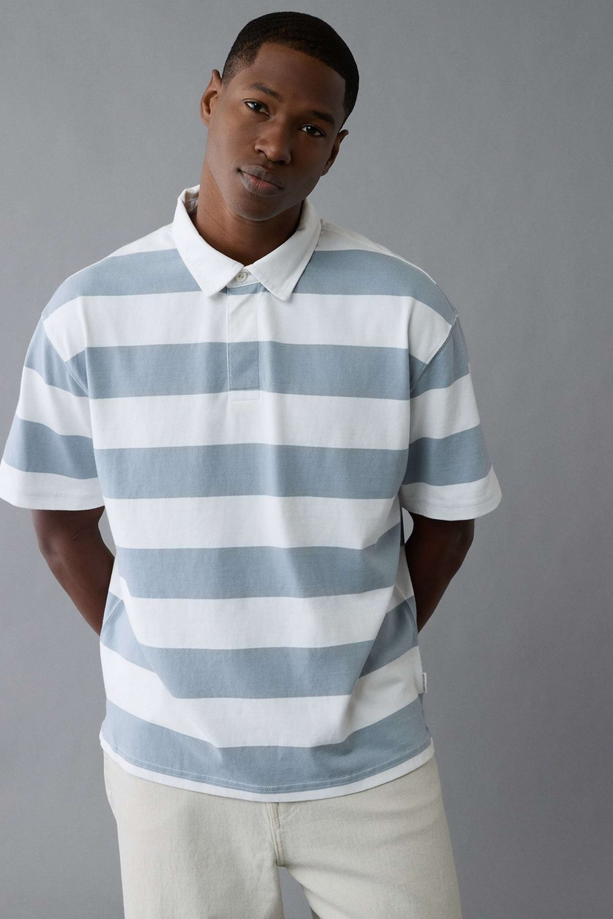 Stripes-Polyester-Stretch-Polo-Men-s-T-Shirt