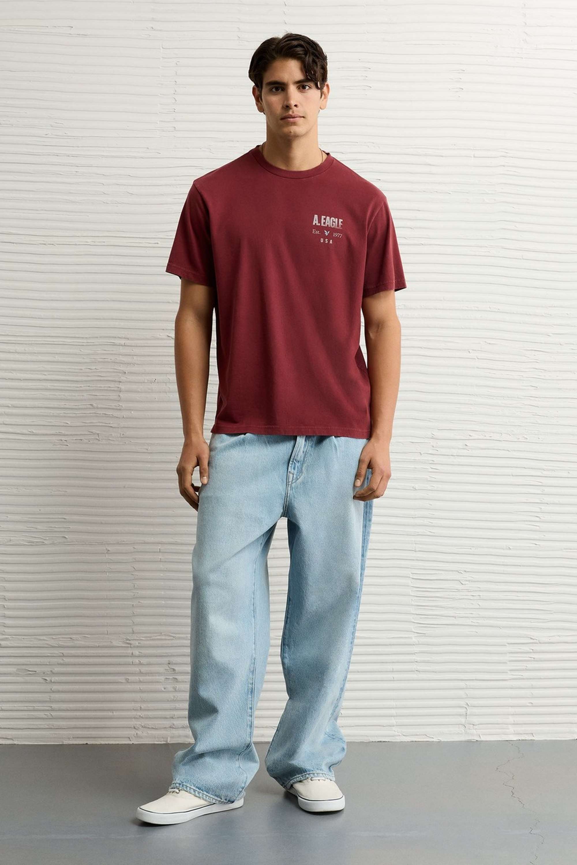 Solid-Cotton-Round-Neck-Men-s-T-Shirt
