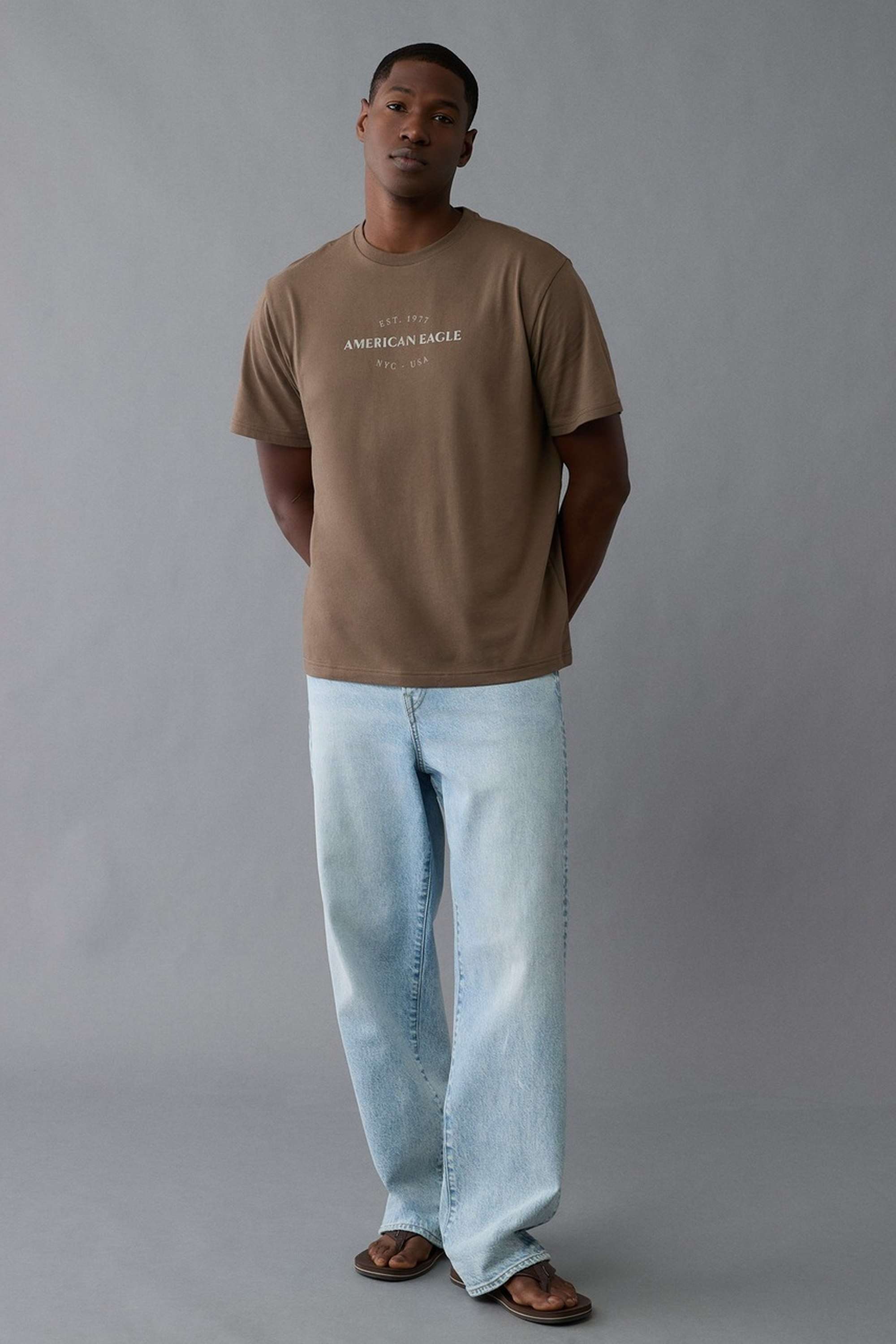 Solid-Polyester-Cotton-Round-Neck-Men-s-T-Shirt