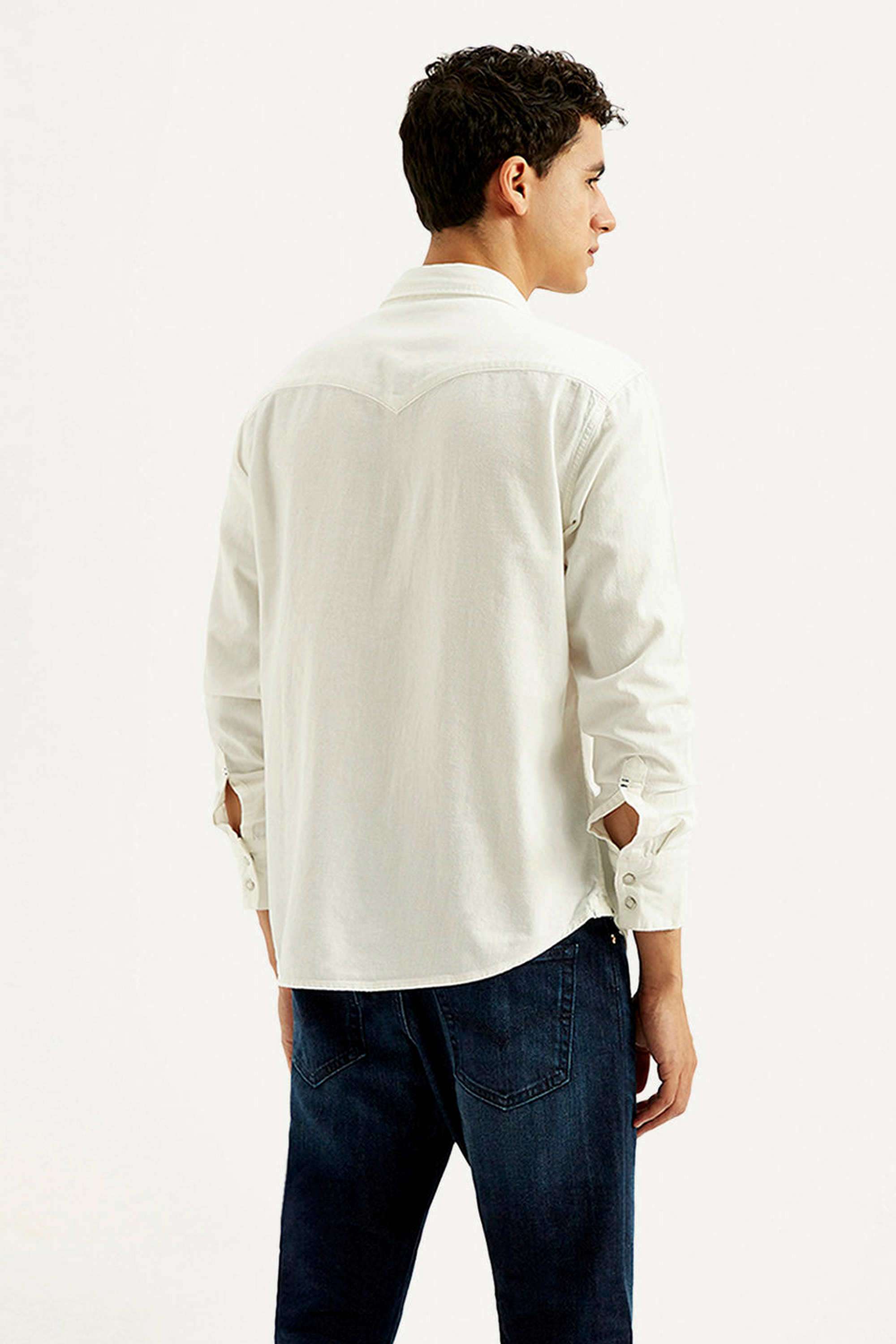 Solid-Cotton-Slim-Fit-Men-s-Casual-Shirts