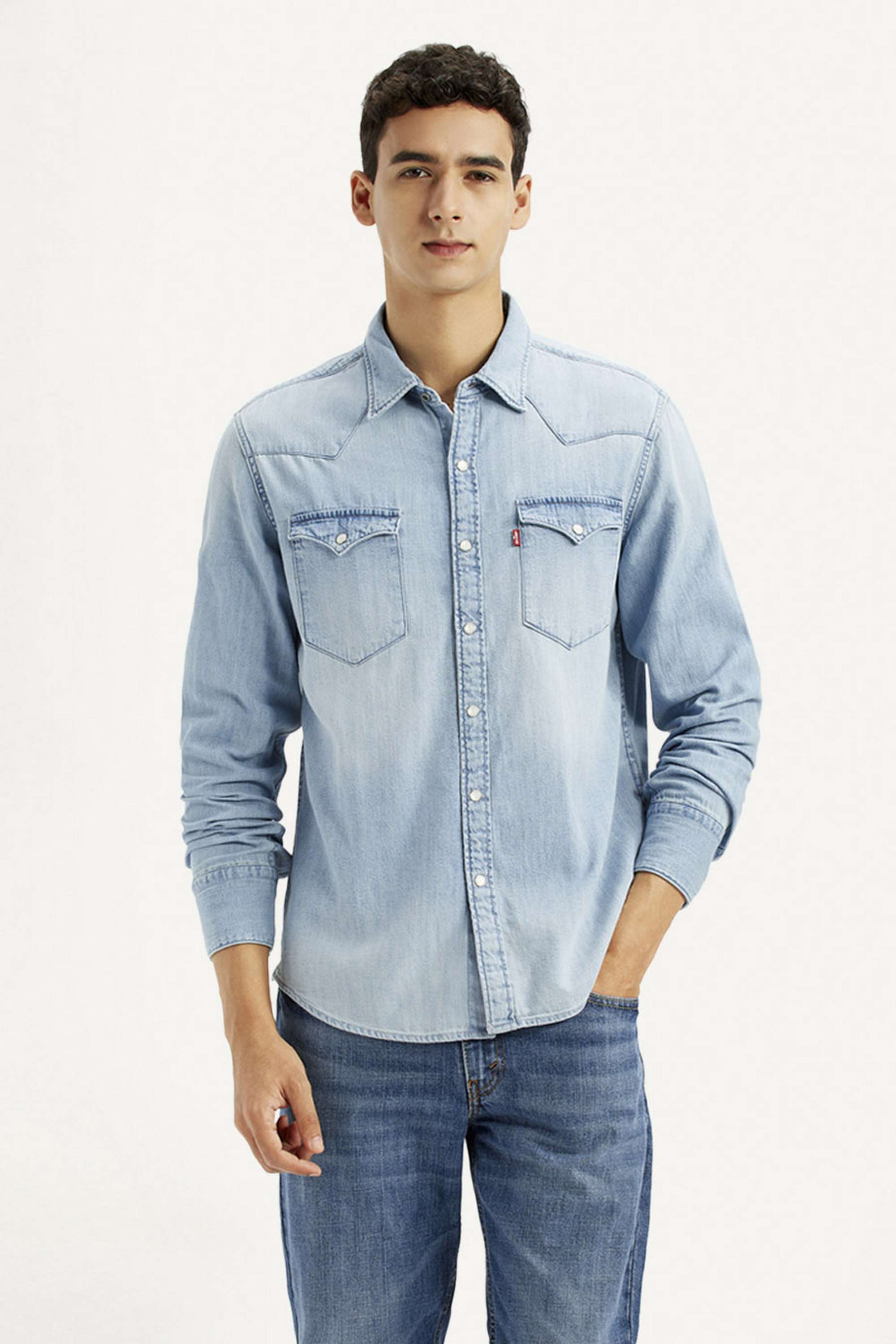 Solid-Cotton-Slim-Fit-Men-s-Shirt