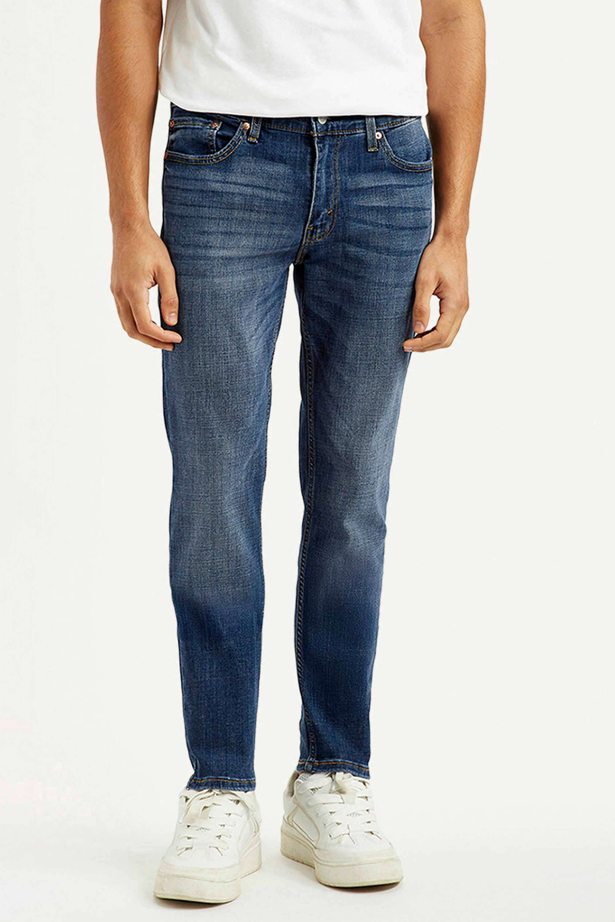 Blended-Fabric-Slim-Fit-Men-Jeans