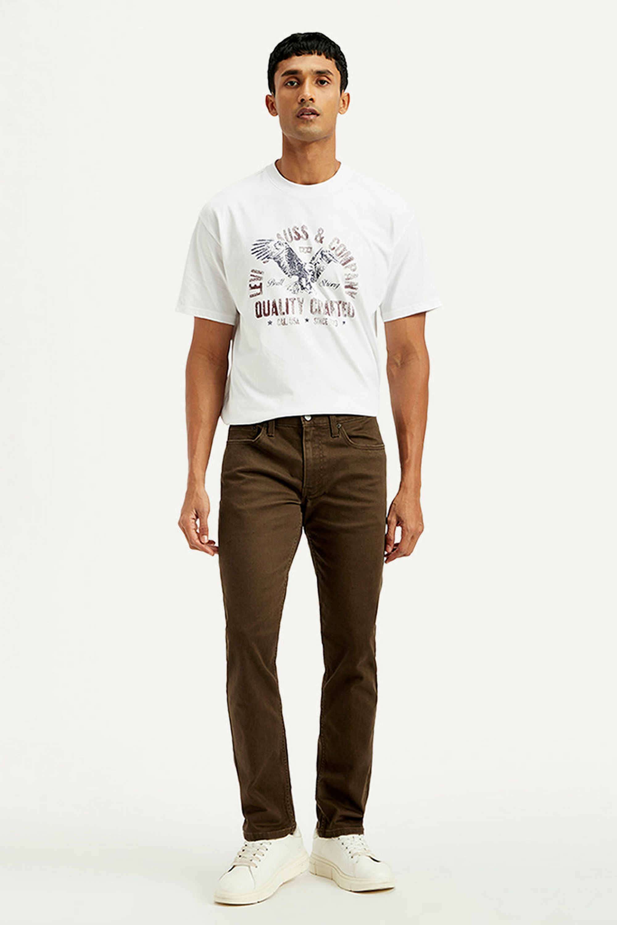 Blended-Fabric-Slim-Fit-Men-Jeans
