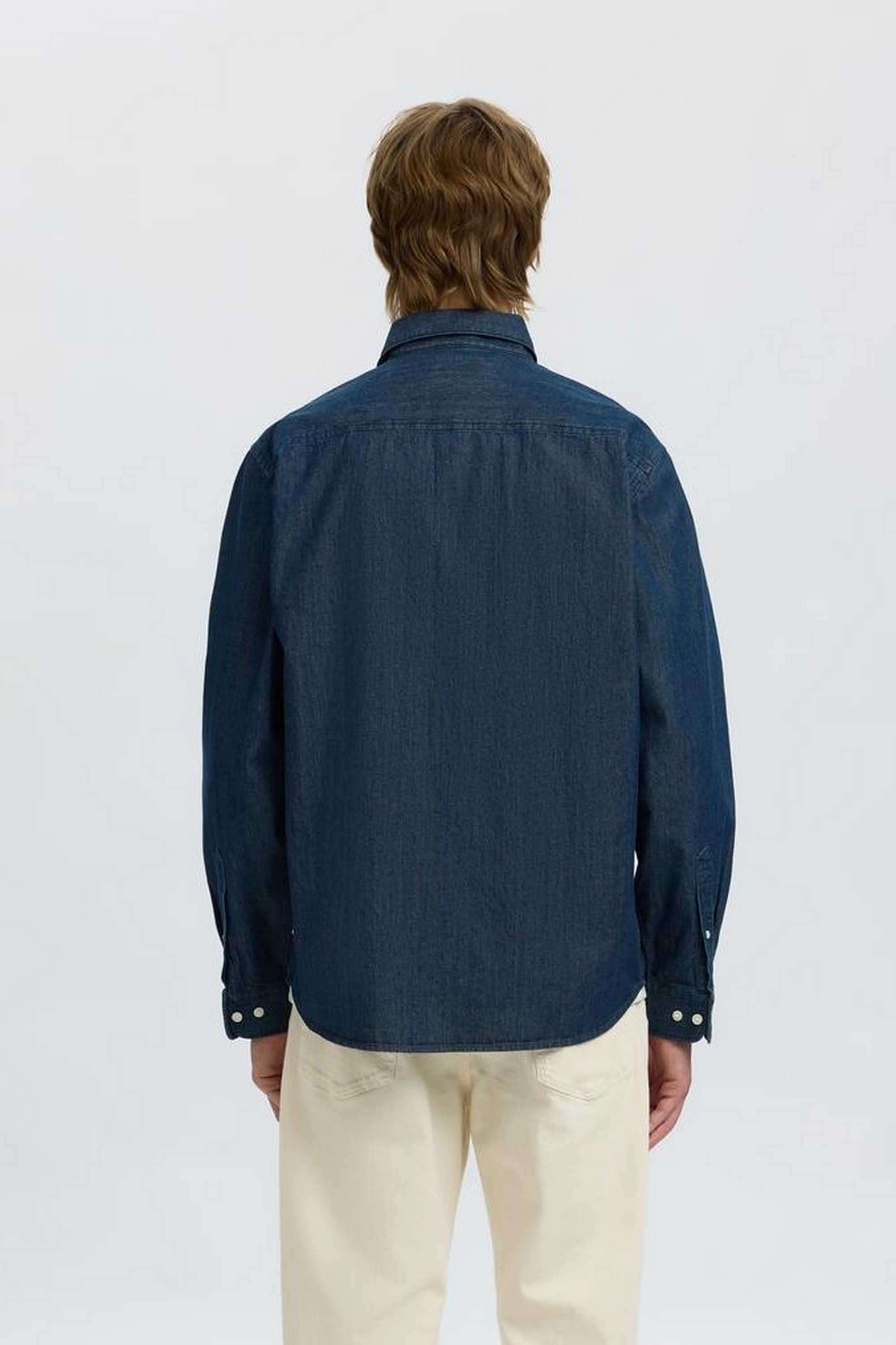 Solid-Cotton-Men-s-Casual-Wear-Shirt