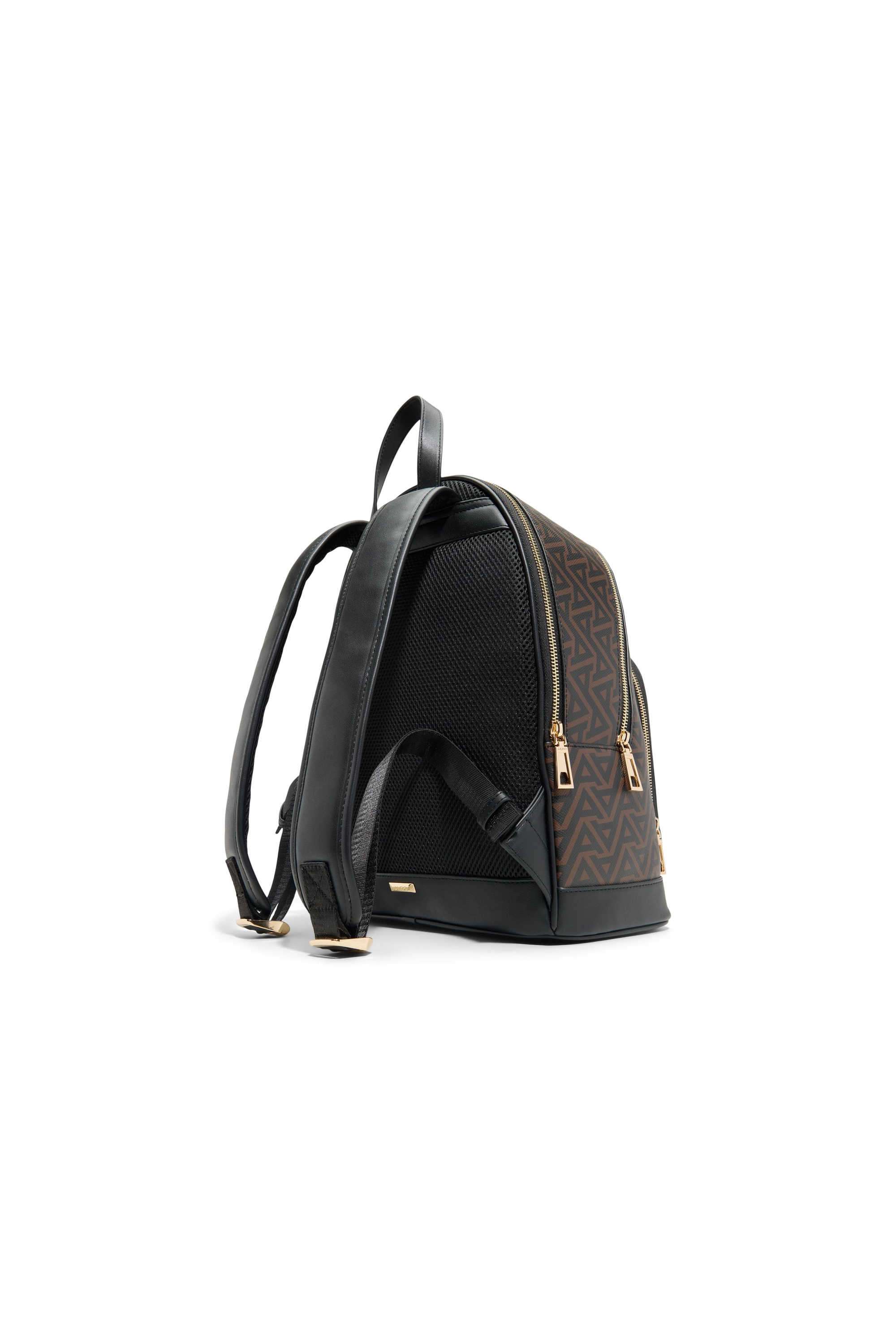 Zipper-Synthetic-Printed-Women-Backpack