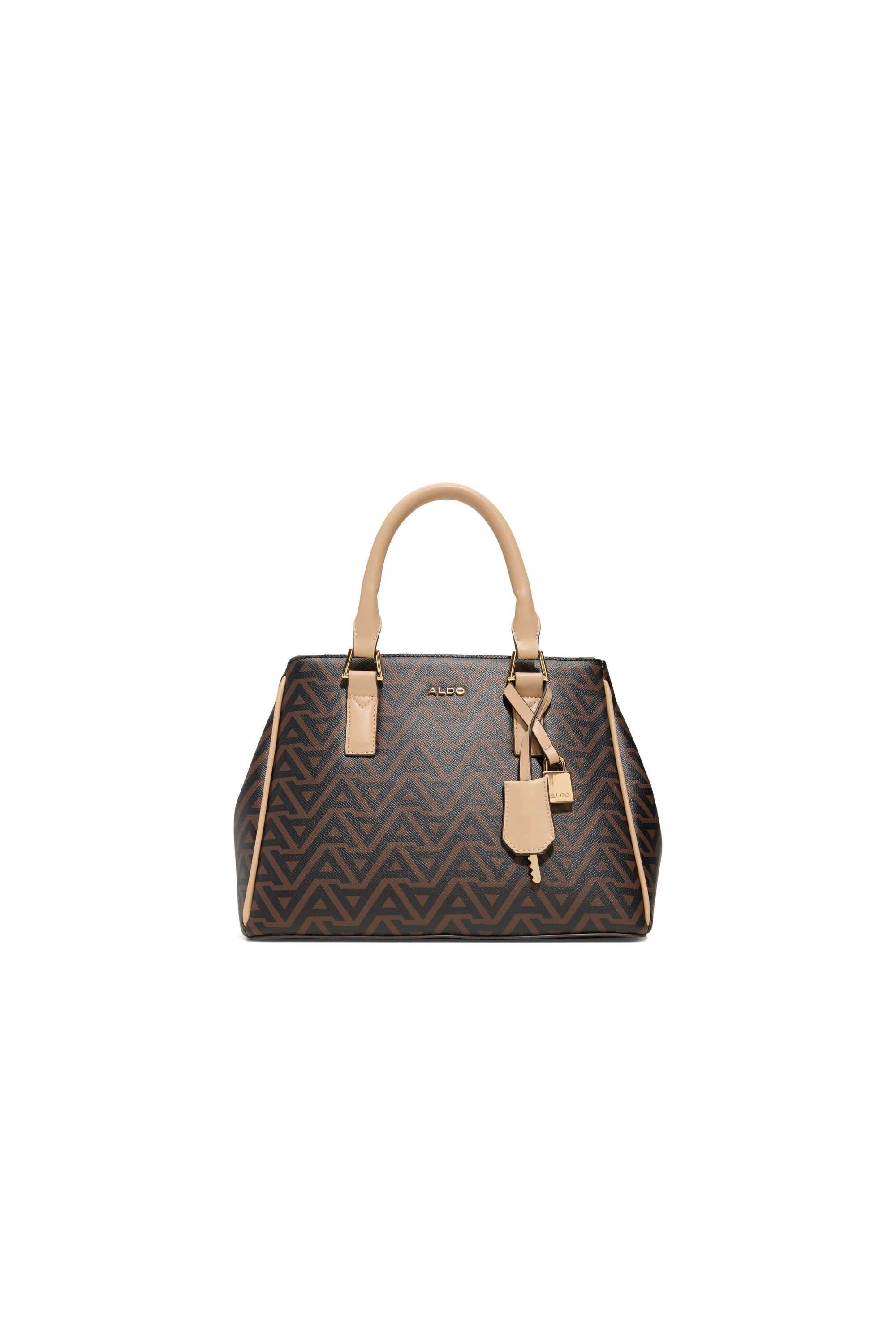 Zipper-Synthetic-Printed-Women-Satchel