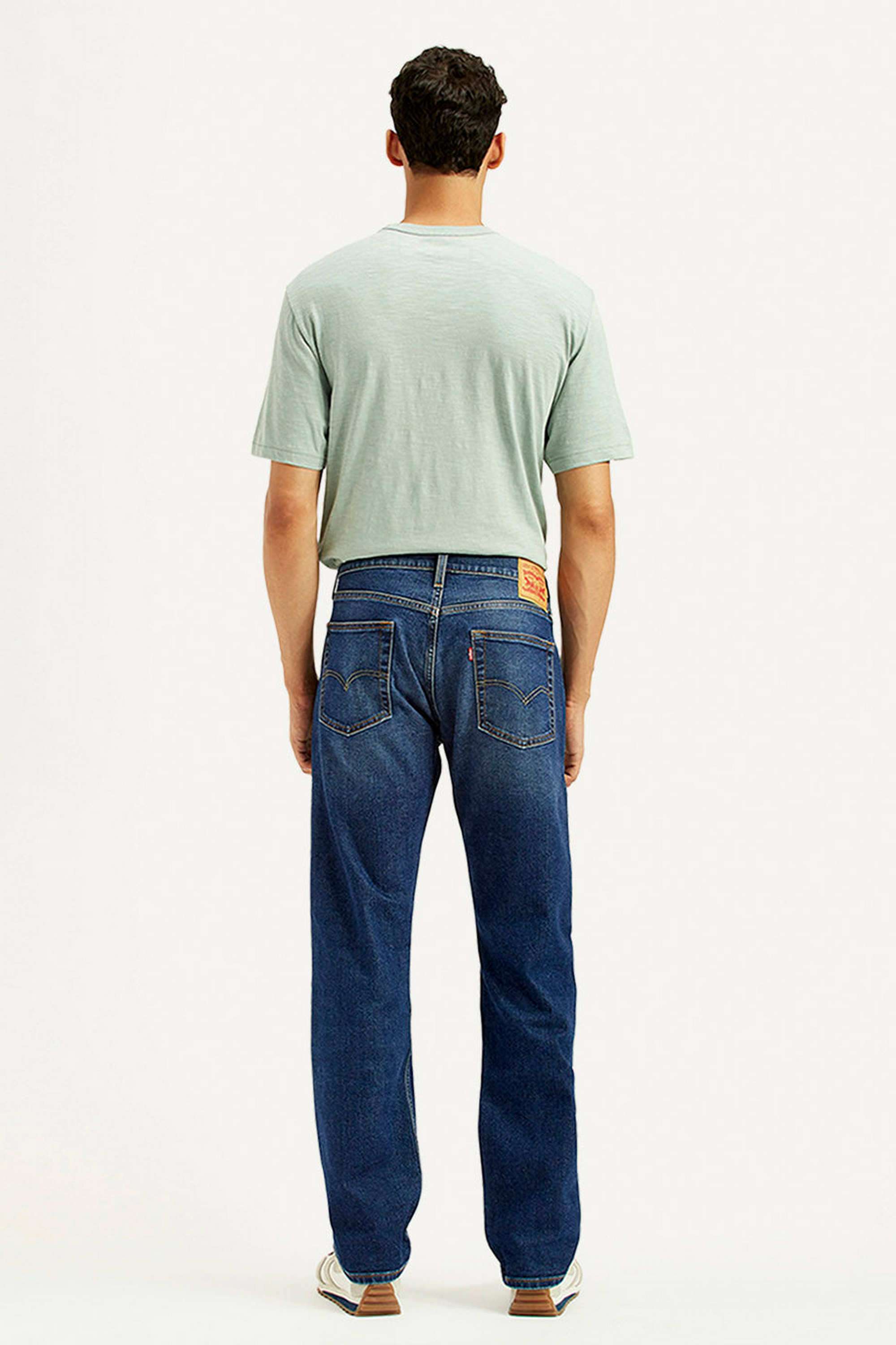 Light-Wash-Cotton-Straight-Fit-Men-s-Jeans