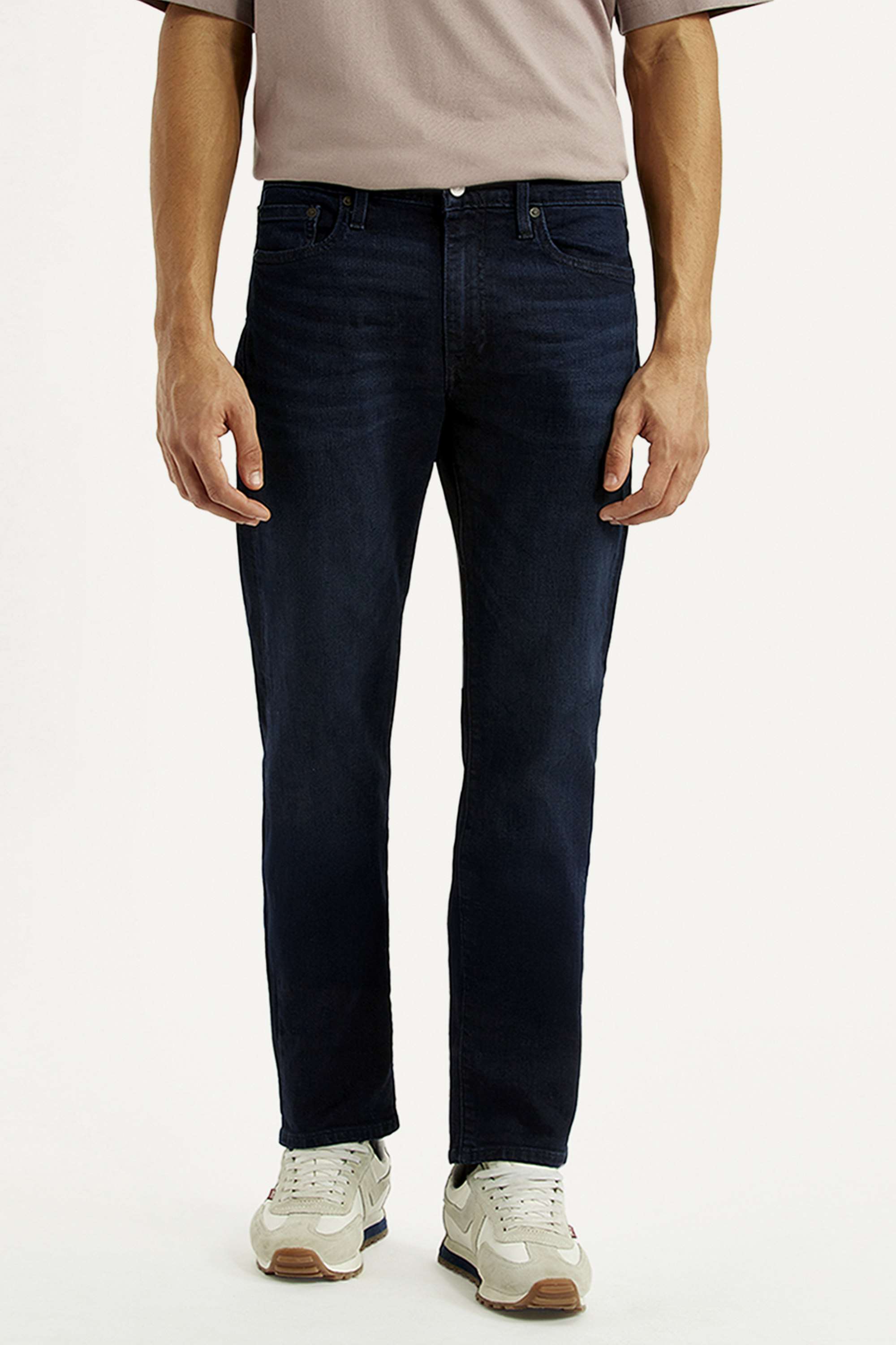 Solid-Cotton-Slim-Fit-Men-s-Jeans