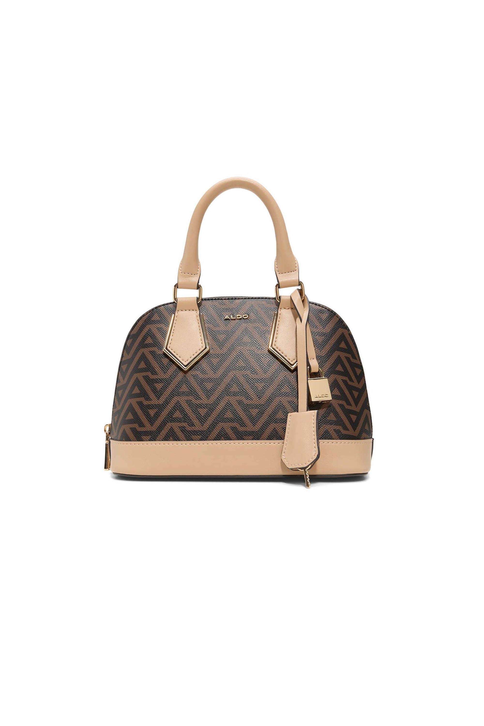 Zipper-Synthetic-Printed-Women-Satchel