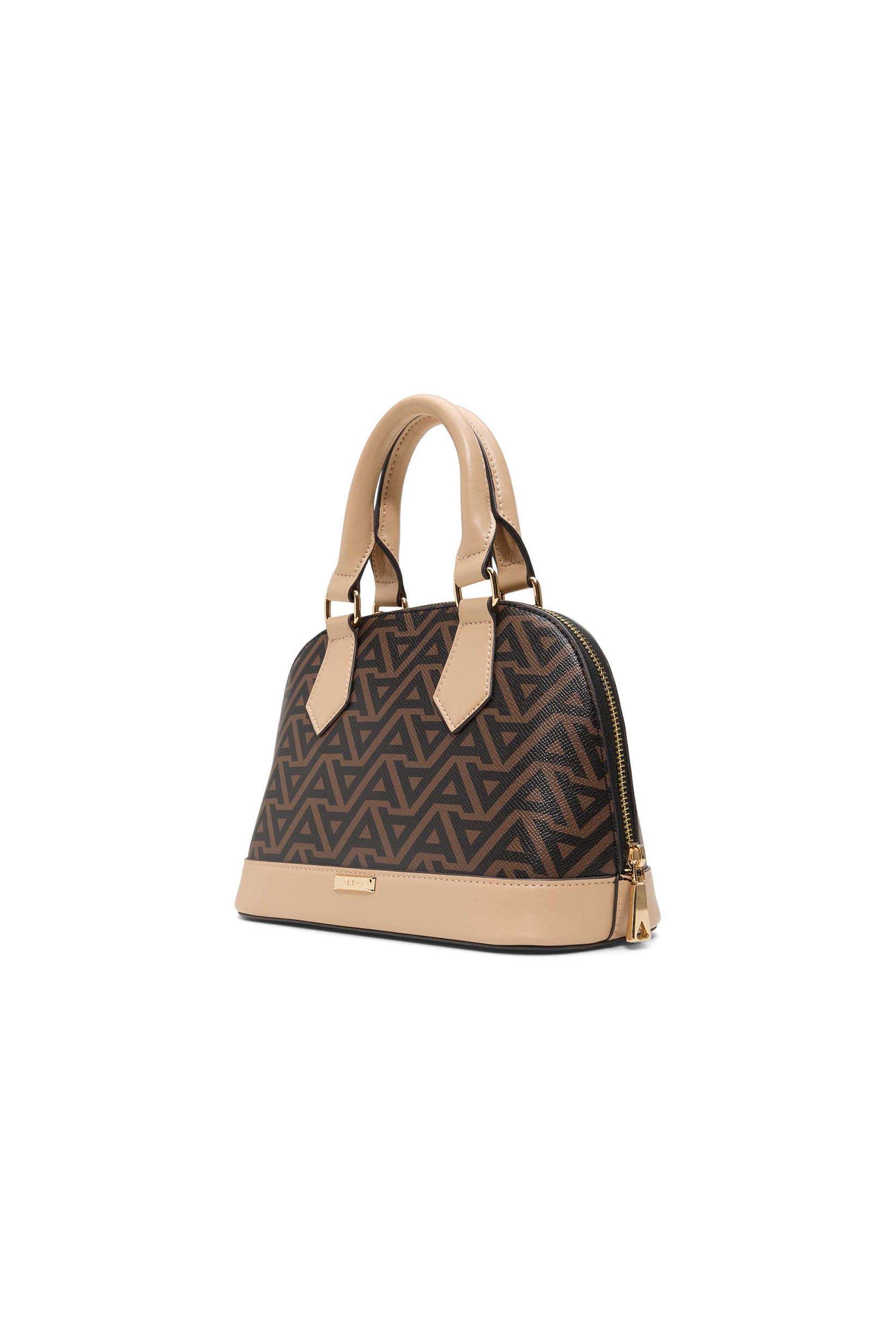 Zipper-Synthetic-Printed-Women-Satchel