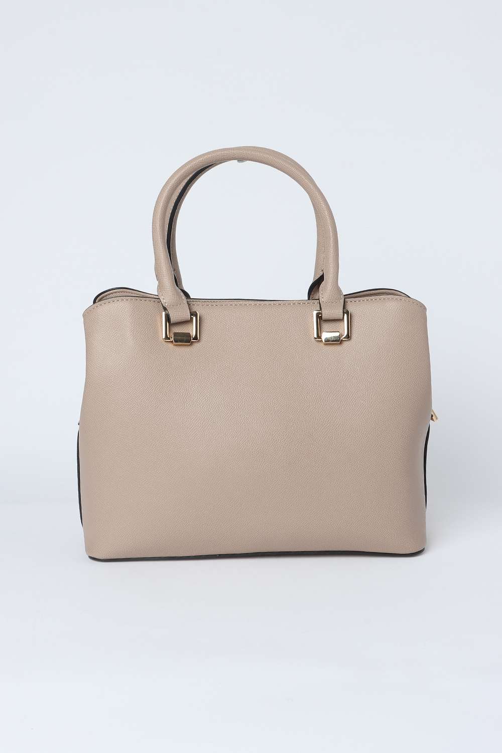 Zipper-Synthetic-Solid-Women-Satchel