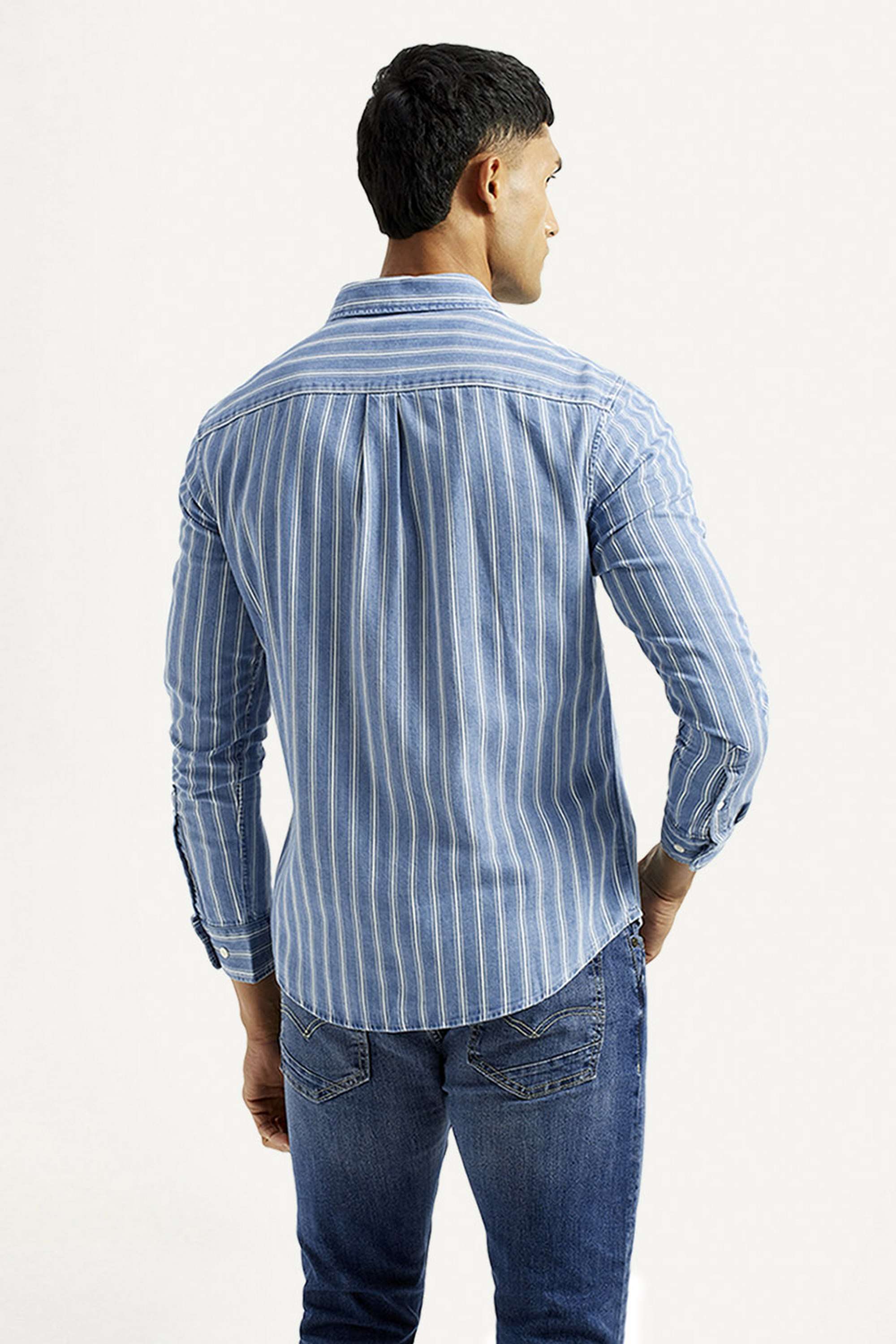 Stripes-Cotton-Slim-Fit-Men-s-Shirt