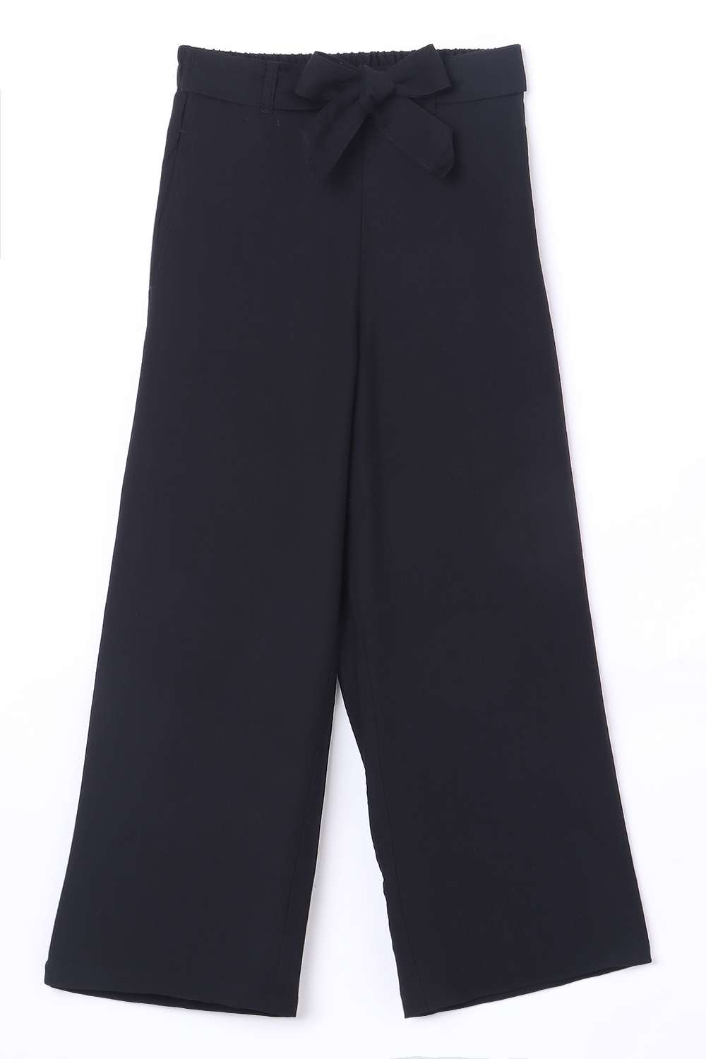 Solid-Blended-Fabric-Regular-Fit-Girls-Pants