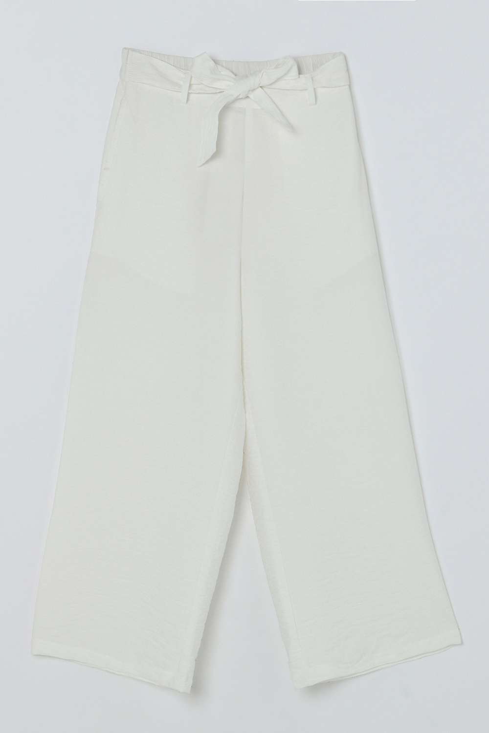 Solid-Blended-Fabric-Regular-Fit-Girls-Pants