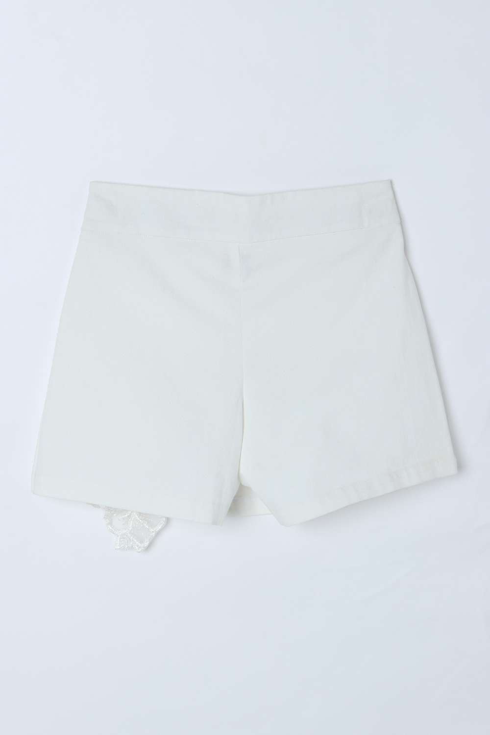 Solid-Cotton-Regular-Fit-Girls-Shorts