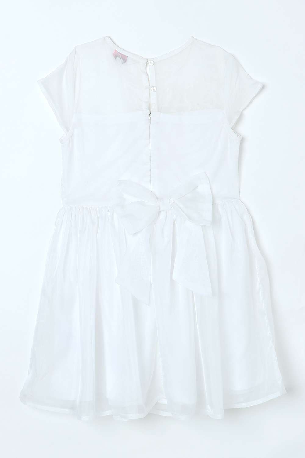 Solid-Round-Neck-Girls-Casual-Wear-Dress