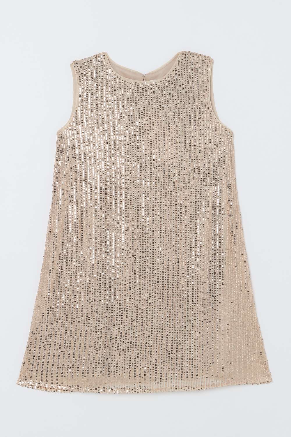 Solid-Polyester-Round-Neck-Girls-Casual-Wear-Dress