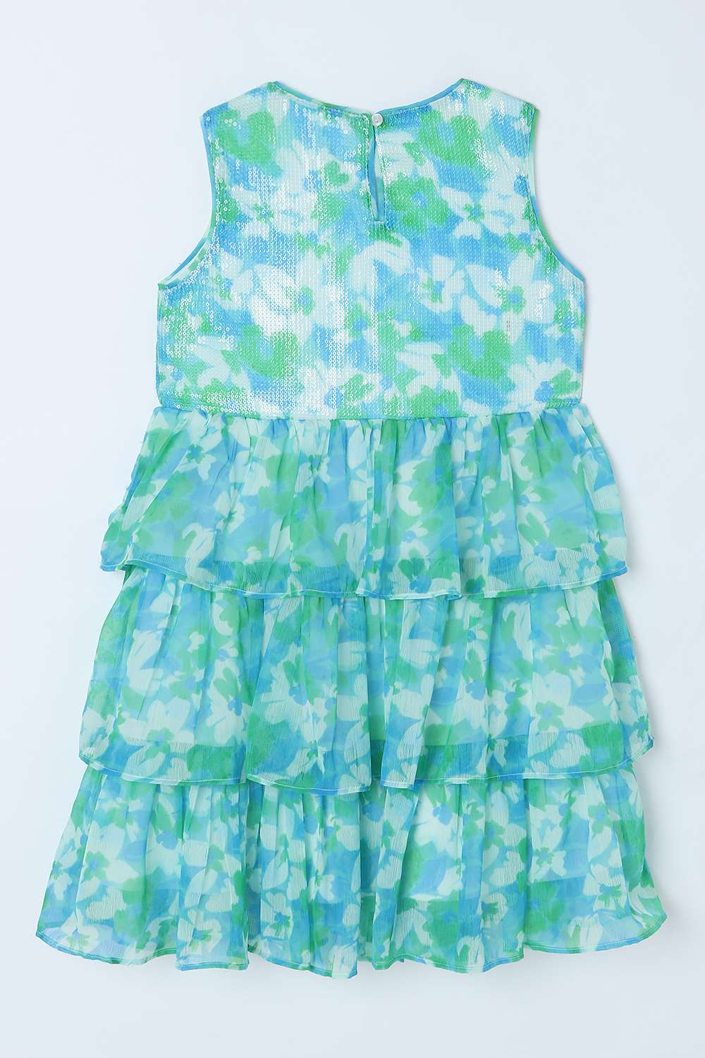 Floral-Round-Neck-Girls-Casual-Wear-Dress