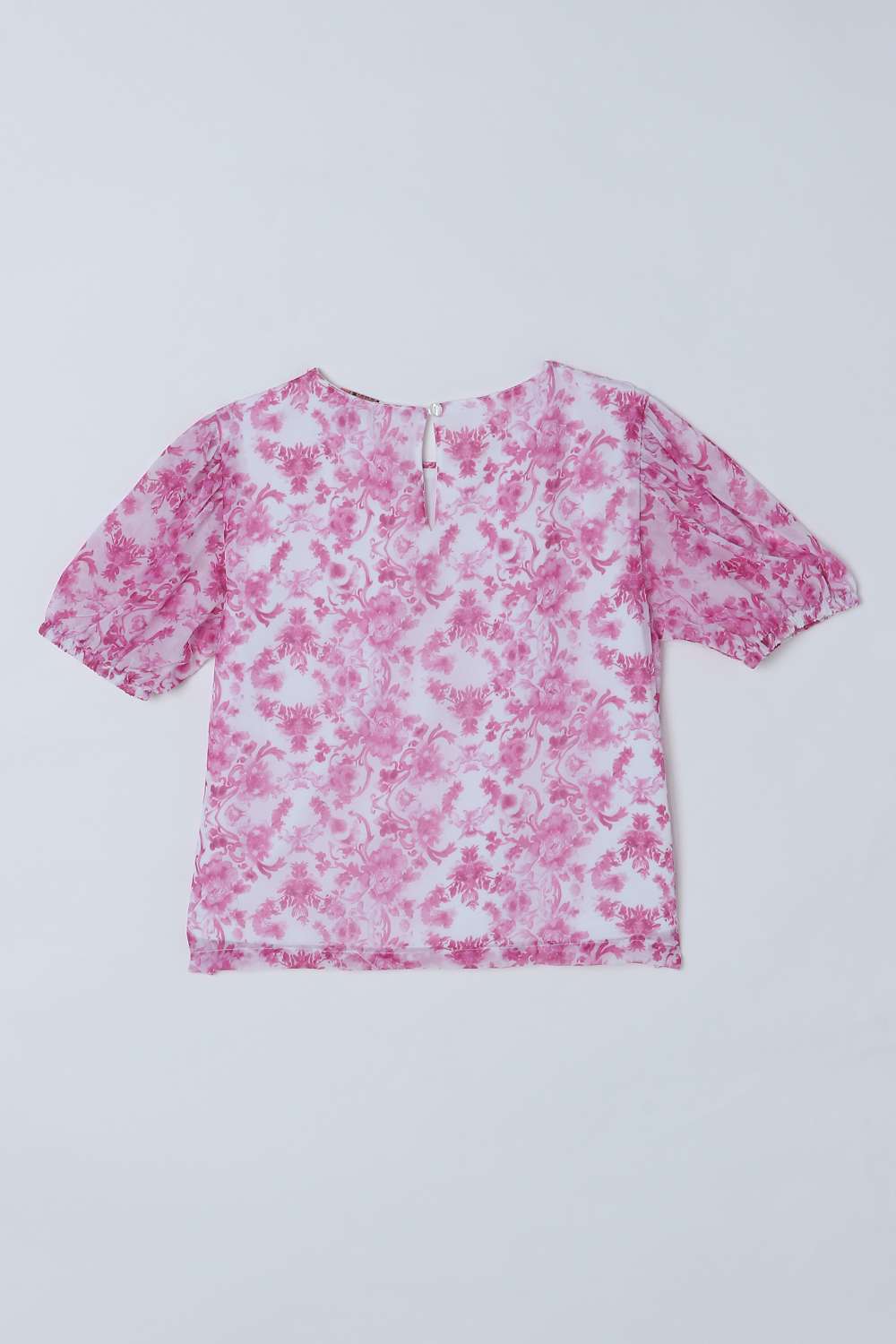 Printed-Round-Neck-Girls-Top
