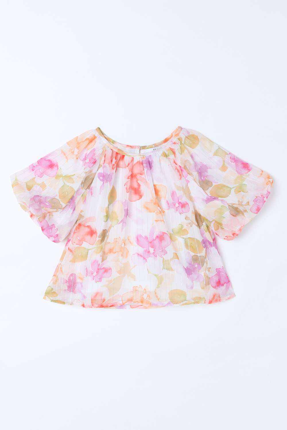 Printed-Polyester-Round-Neck-Girls-Top