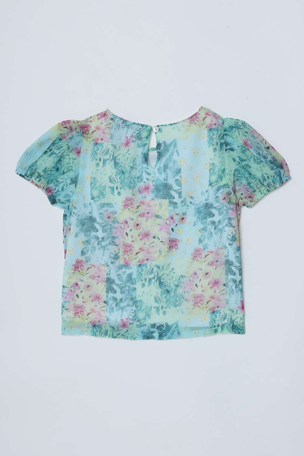 Floral-Round-Neck-Girls-Top